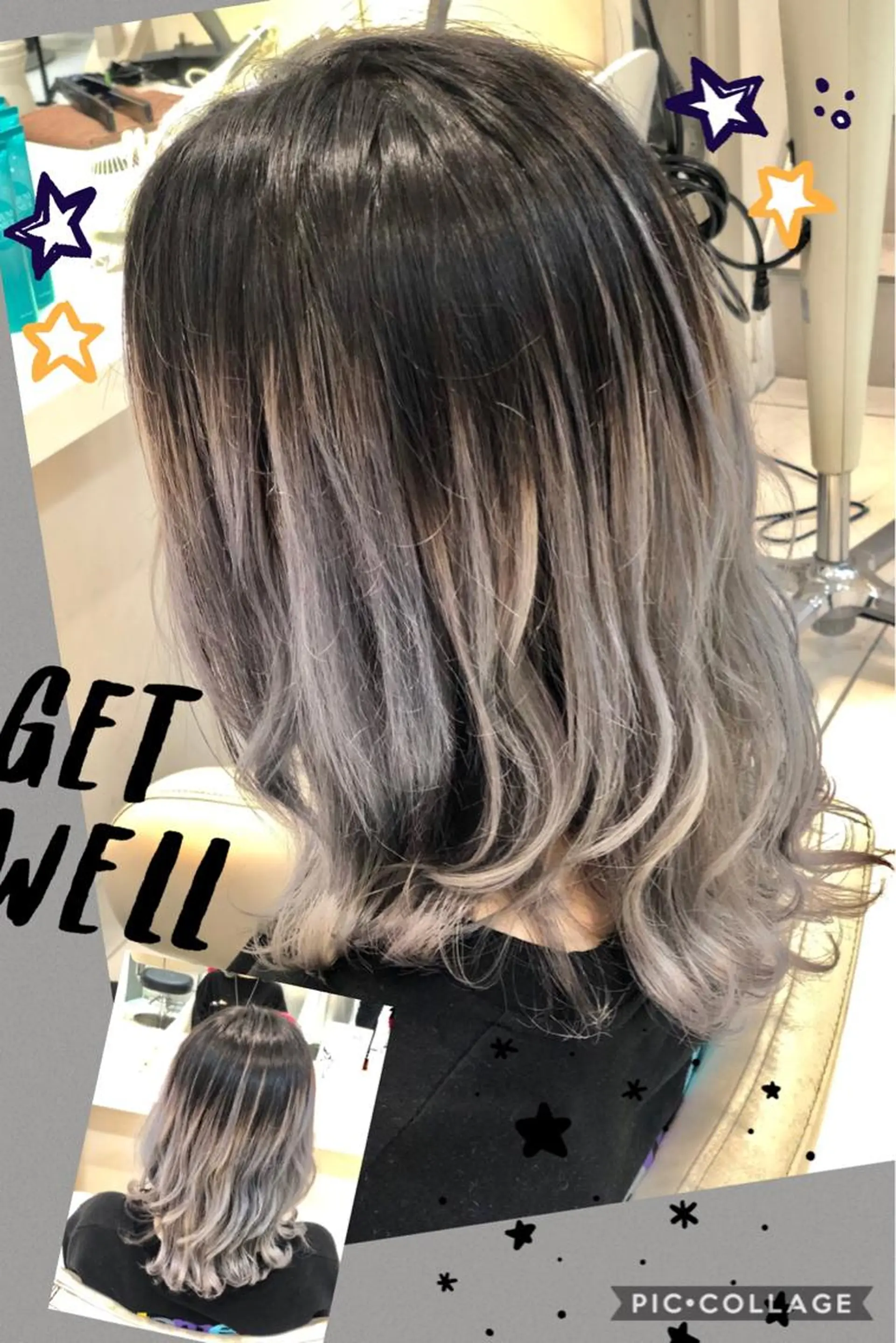 セミロング カラー ブリーチ ケアブリーチ グレージュ イルミナカラー 永島 桜のヘアスタイル