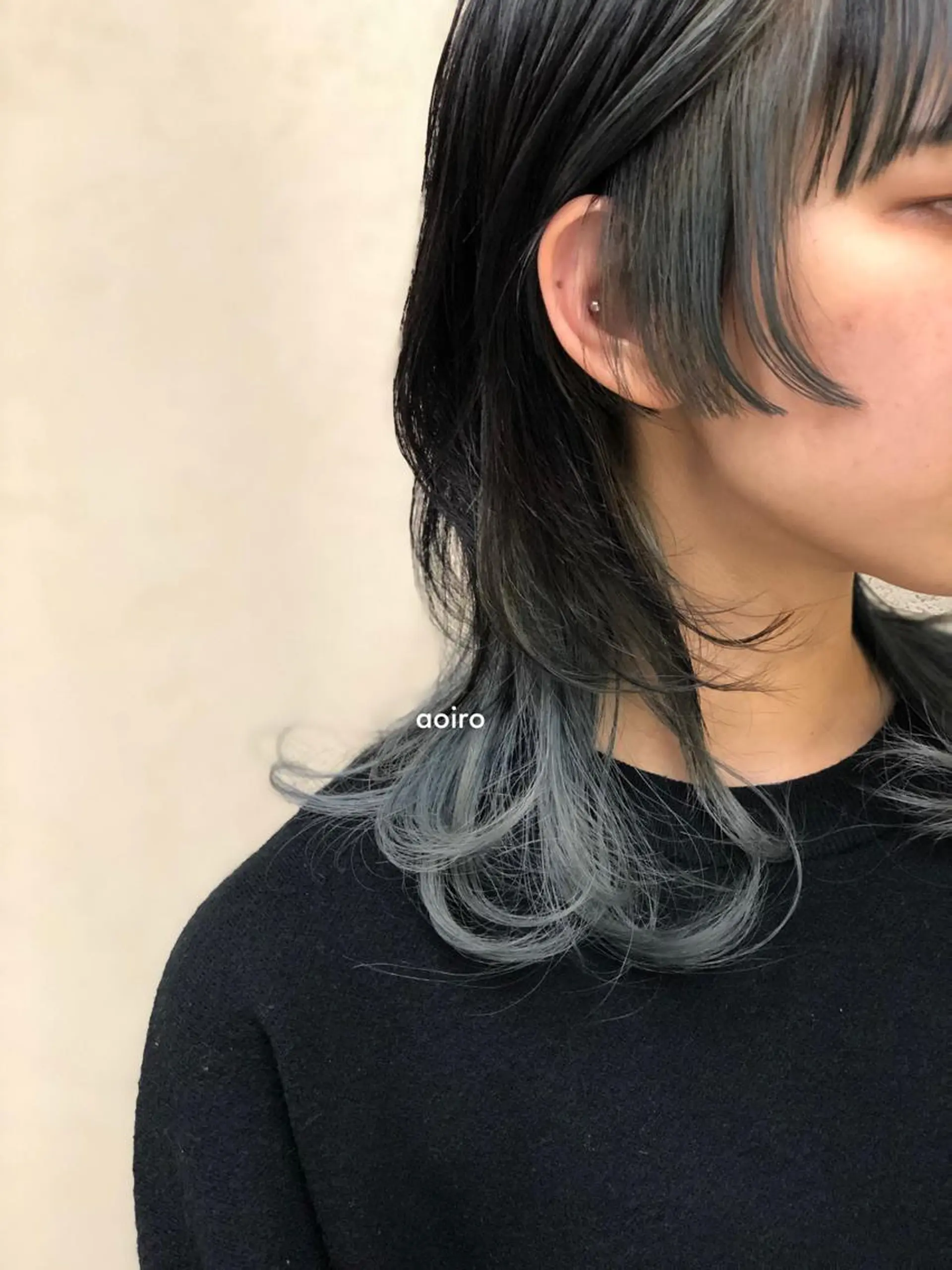 ミディアム カラー カット ヘアカラー tokute Takahashiのヘアスタイル