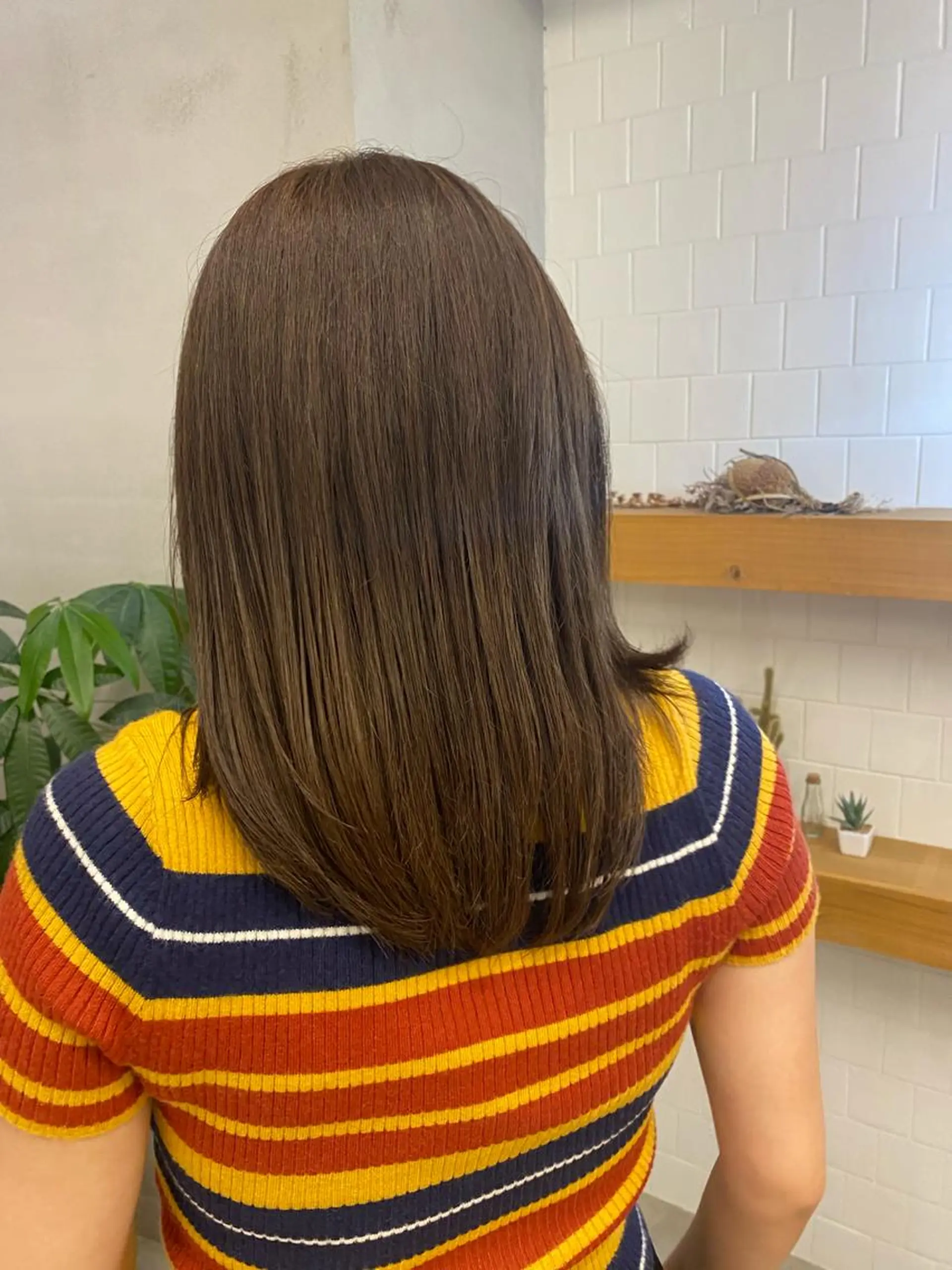 ミディアム カラー ヘアアレンジ 、 、のヘアスタイル