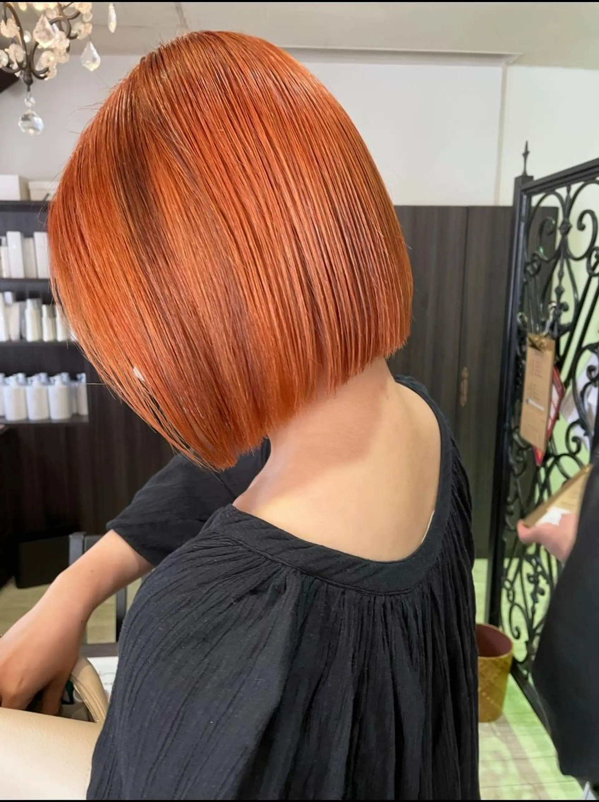 ショート カラー ブラウンカラー インナーカラー ボブ 髪質改善 レイヤーカット 韓国ボブ👩🇰🇷 小野絢未のヘアスタイル