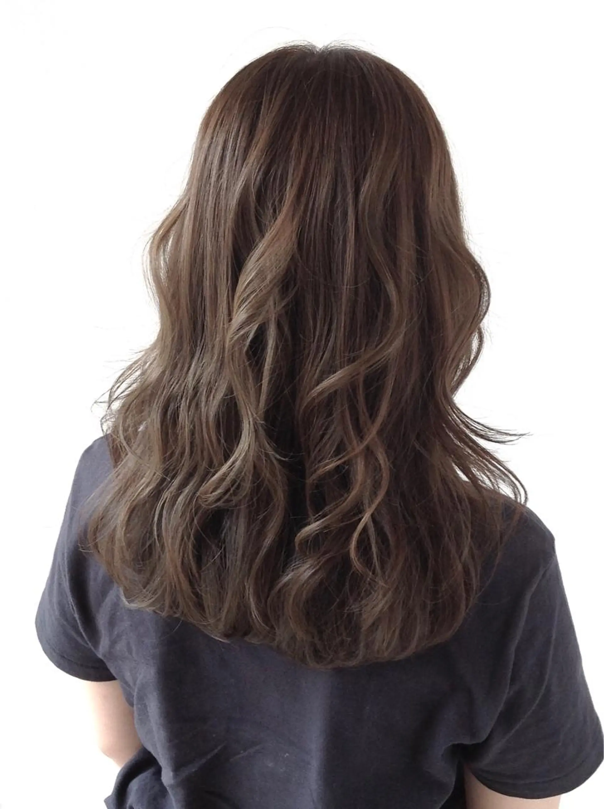 ロング カラー アッシュ 透明感カラー ハイライトカラー イルミナカラー ハイライト エイジングケア特化 美容師✂️山崎竜二のヘアスタイル