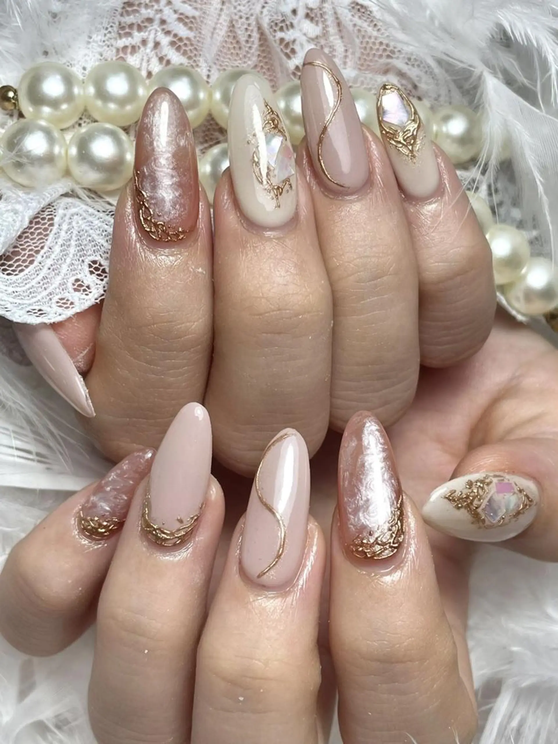 ネイル ハンドネイル ハンドケア DEMAIN- 🌹のネイルデザイン