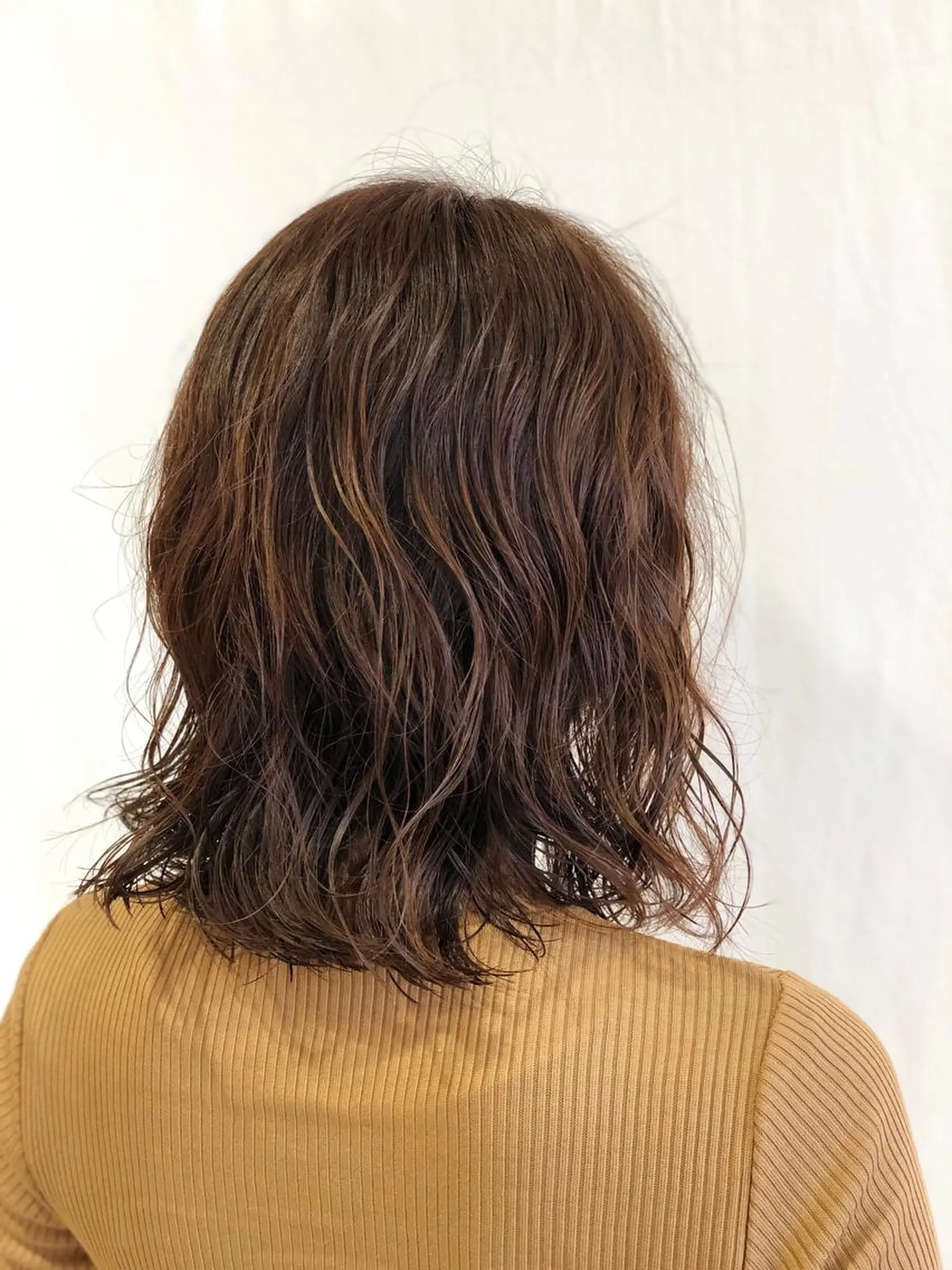 ミディアム パーマ 山本瑞己 （ヤマモトミズキ）のヘアスタイル