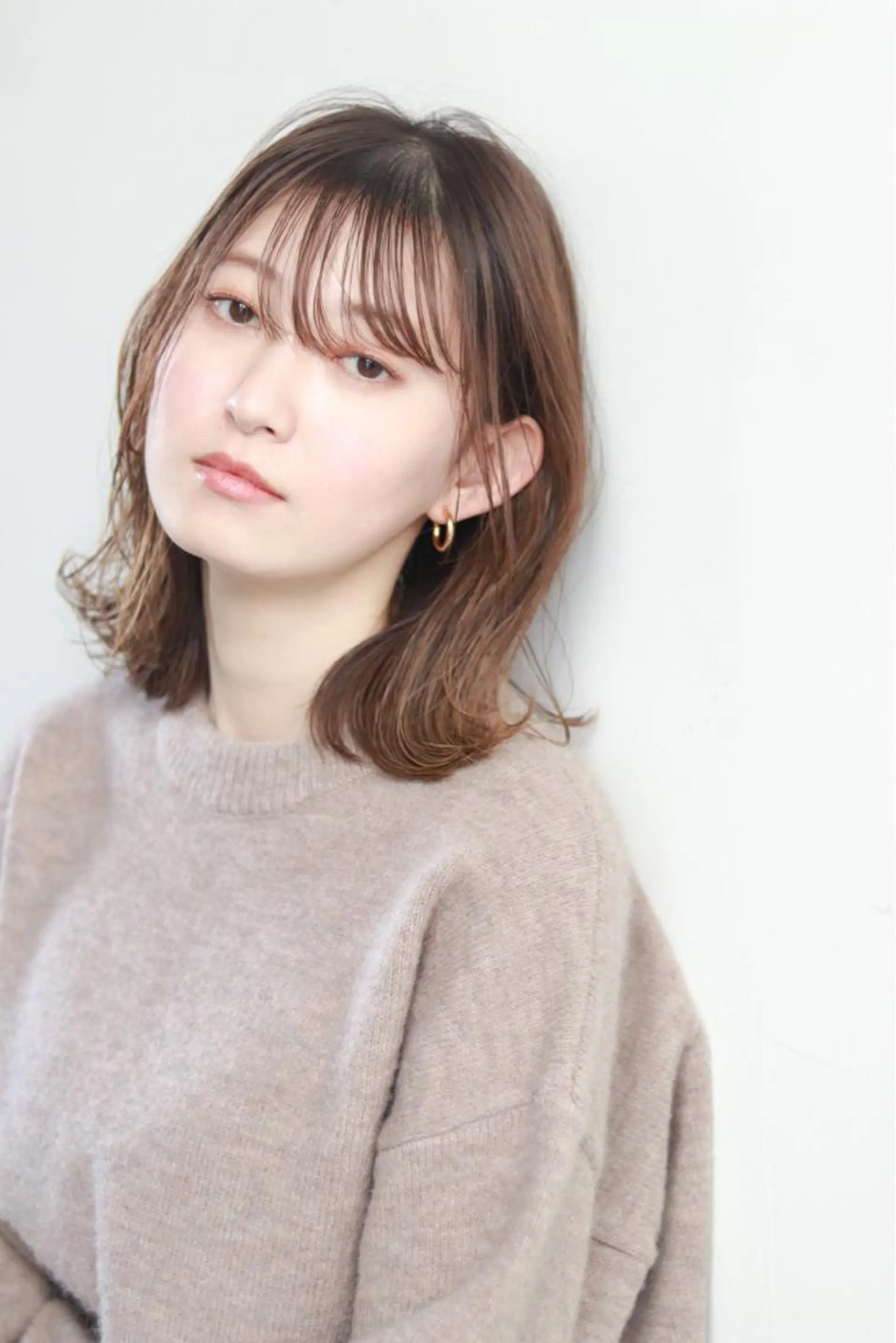 ミディアム カラー SLASHスラッシュ 兵頭　裕のヘアスタイル