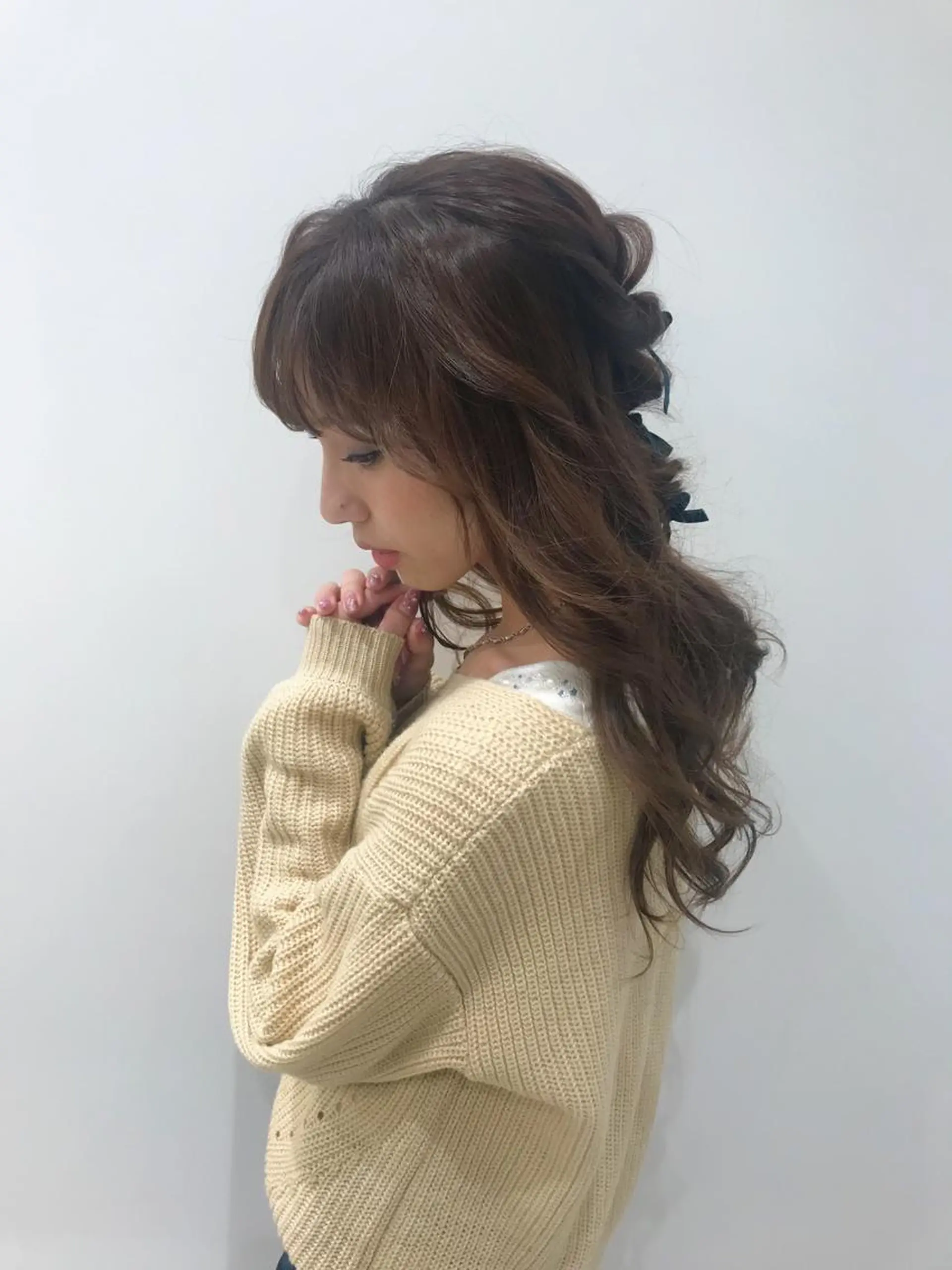 ロング ヘアアレンジ レイヤーカット/艶髪 🎀笠原 優花🎀のヘアスタイル