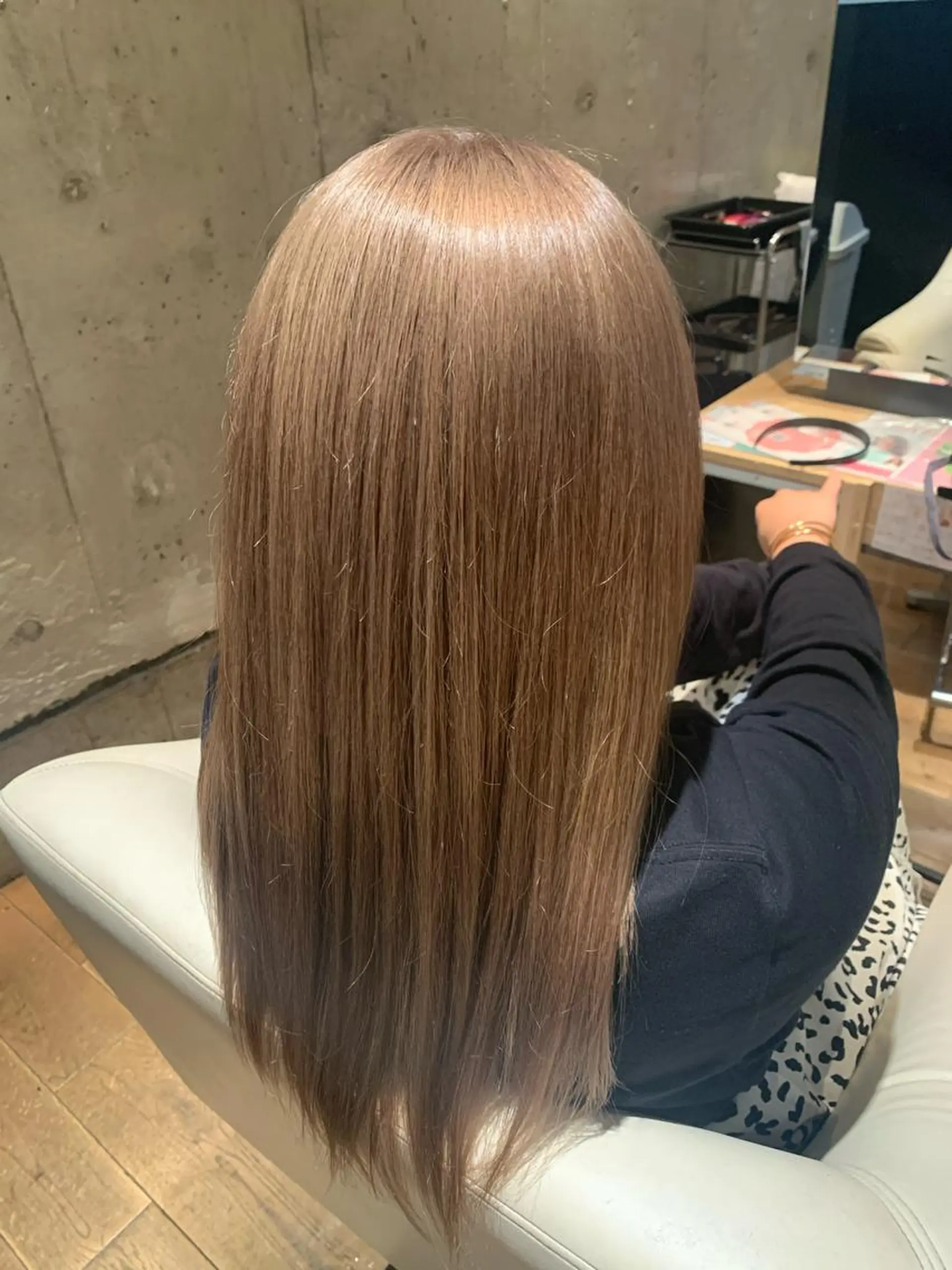 ロング カラー ベージュカラー ミルクティーベージュ 髪質改善/レイヤー ✨平沼佑麻✨のヘアスタイル