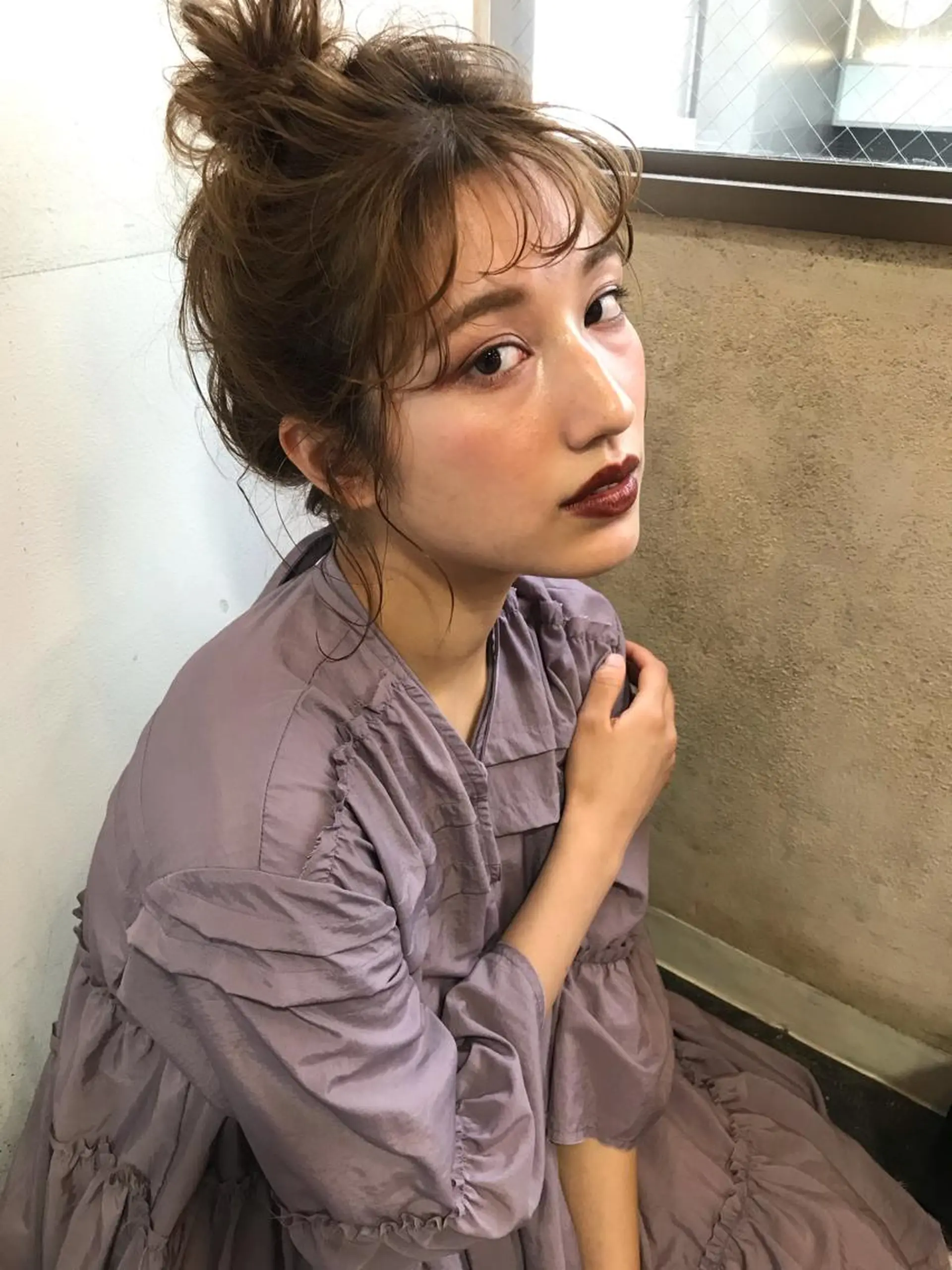 ミディアム 顔周りカット 韓国 / 中国ヘア 🦋Noniのヘアスタイル