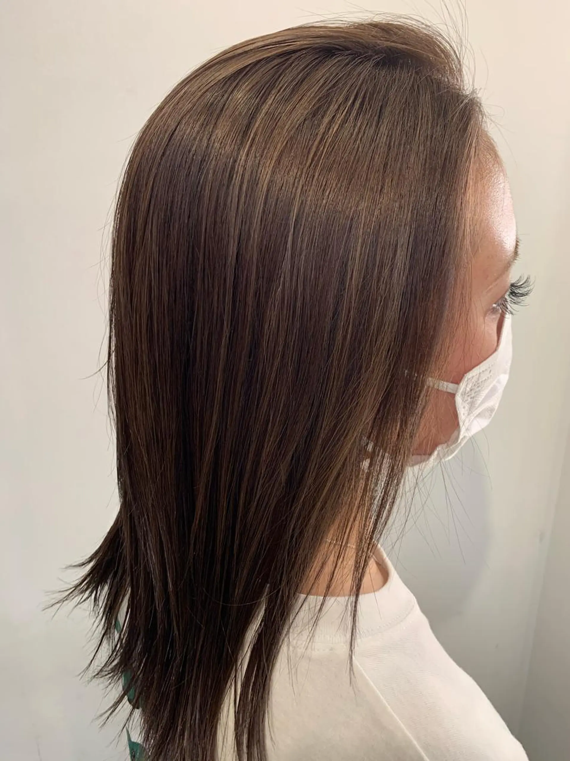 ミディアム ハイライト SATO RISAのヘアスタイル