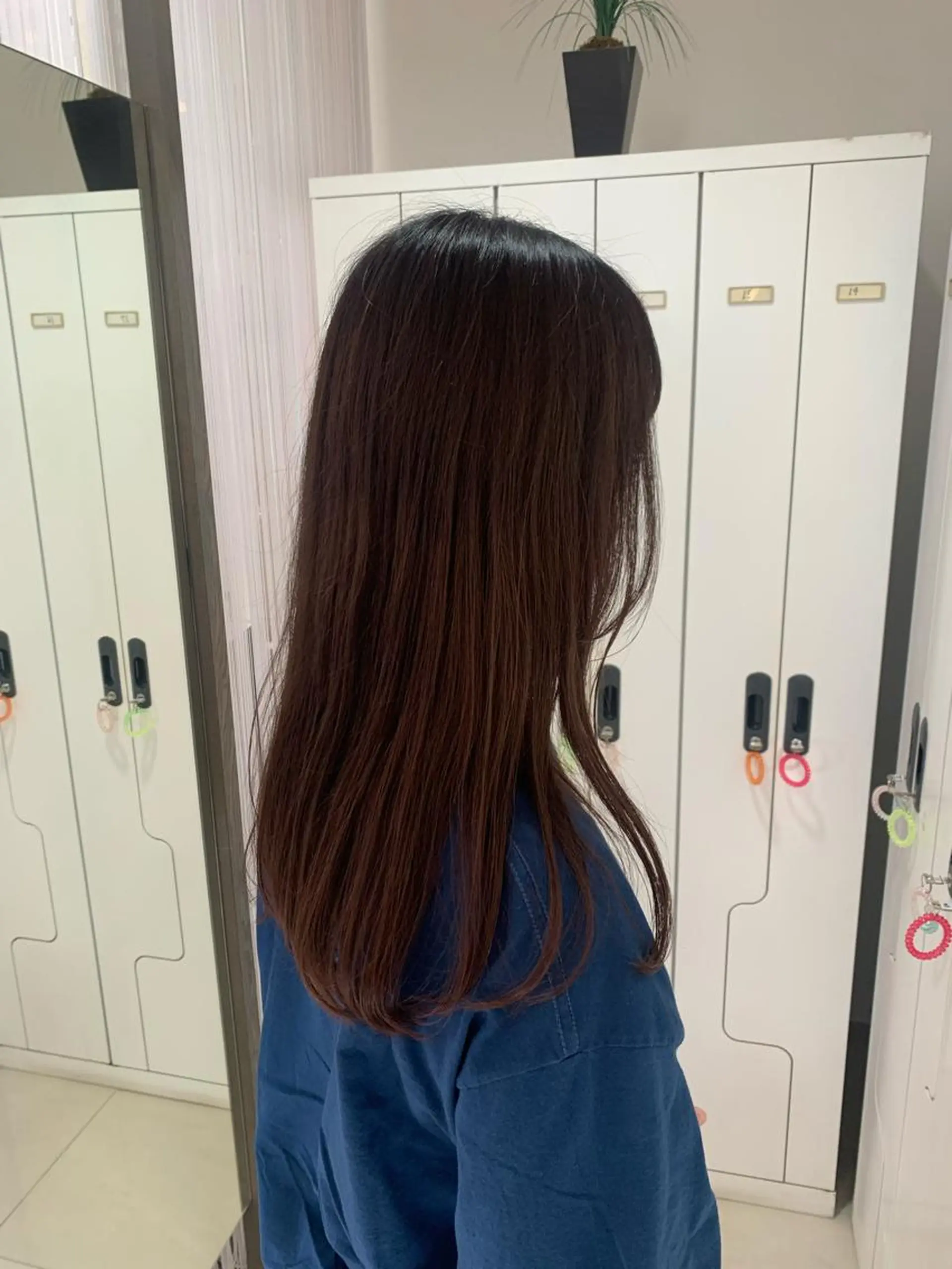 ロング ぷつっとボブ/ちゅる ピンク/mika☆のヘアスタイル