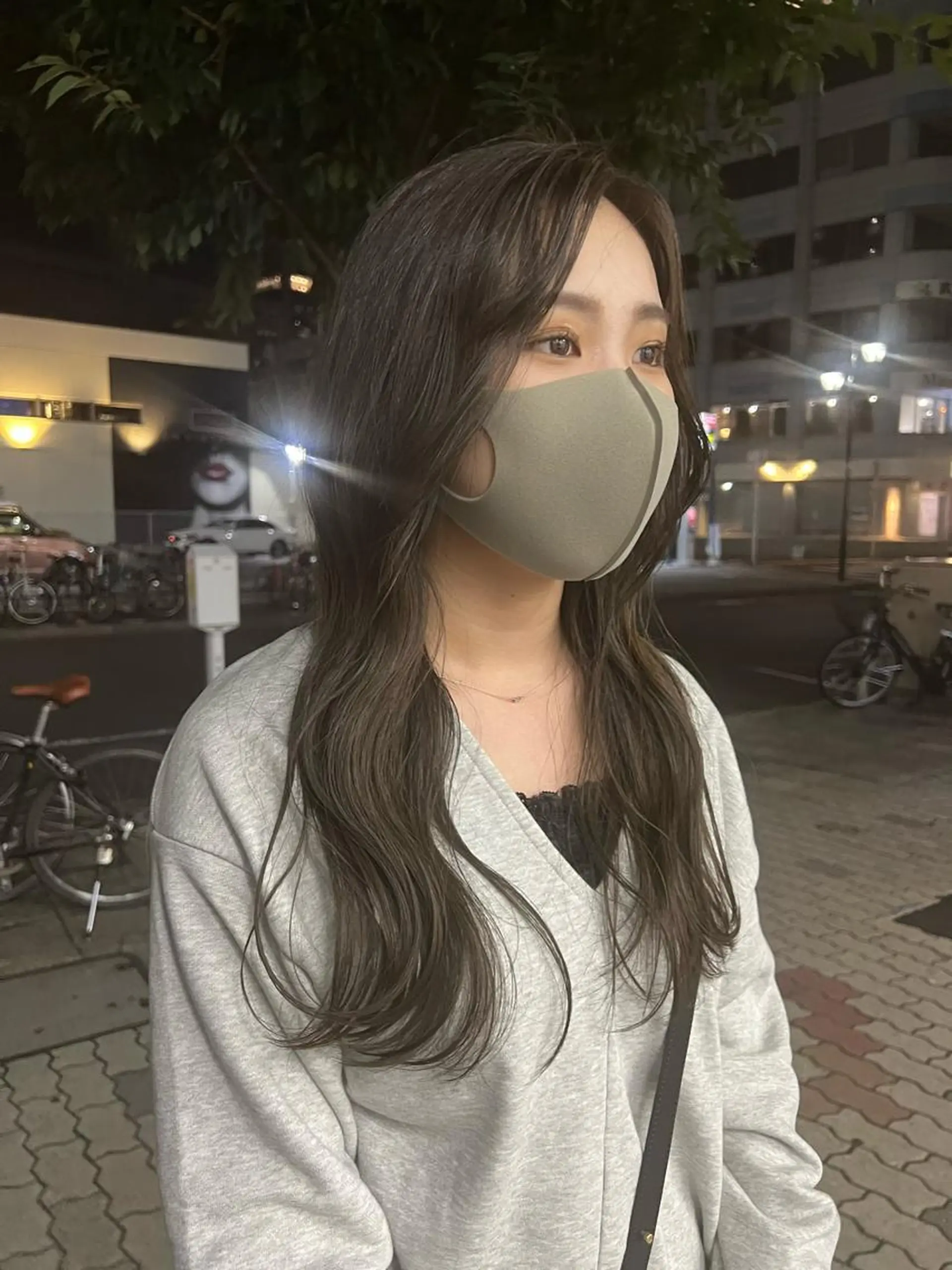 セミロング カラー トリートメント KOCHAB本山所属・三谷 はるなのヘアスタイル