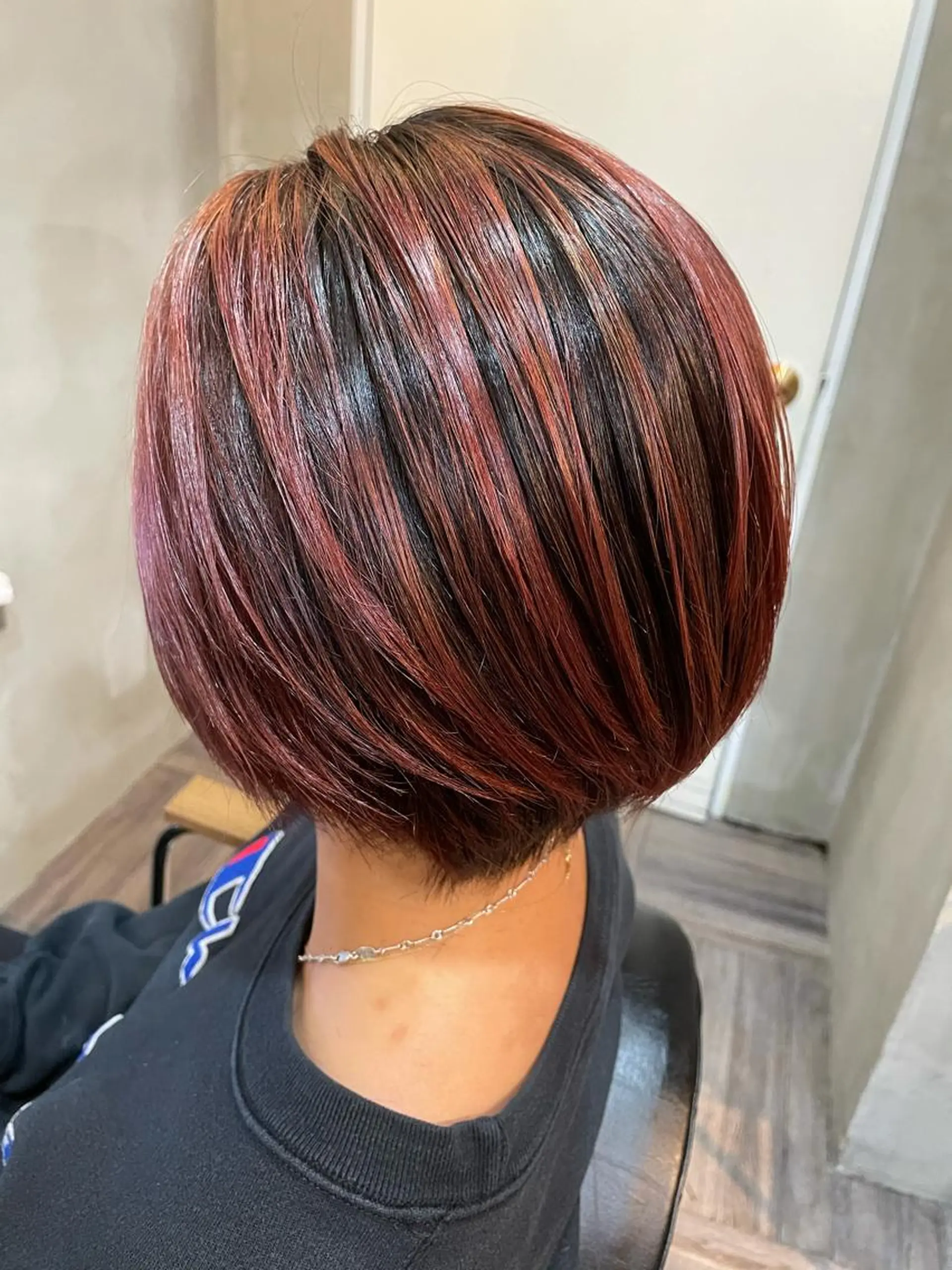 ショート カラー バレイヤージュ レイヤーカット ショートヘア カット ヘアカラー トリートメント La fith 店長 城谷颯人のヘアスタイル