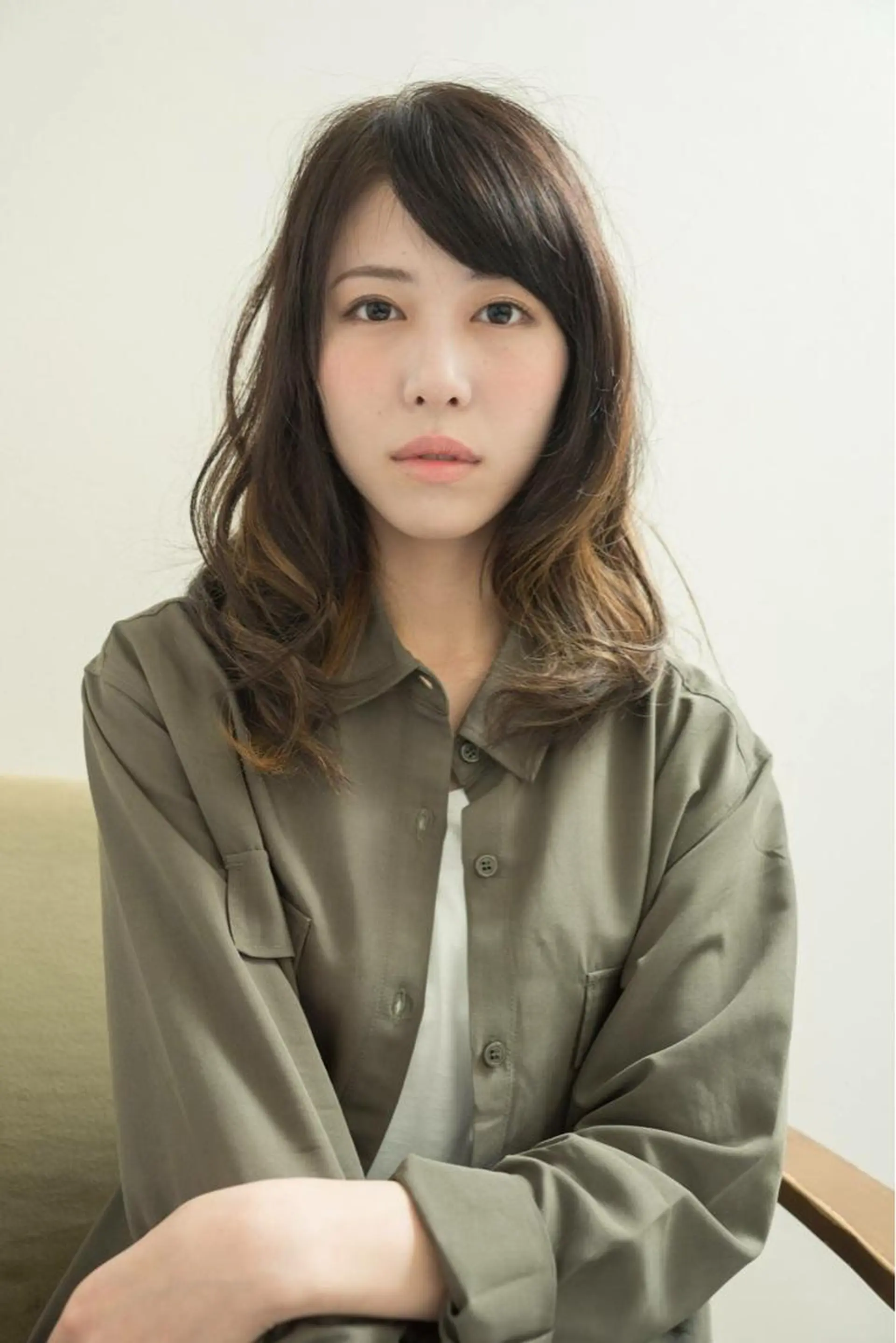 セミロング 岸本 桂輝のヘアスタイル