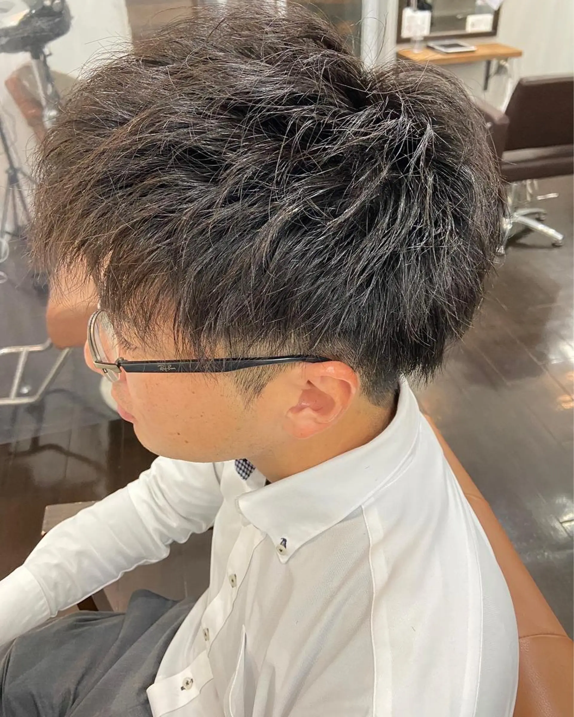 ショート カラー パーマ ヘアアレンジ メンズ キッズ ネイル マツエク・マツパ アイブロウ マッシュ 刈り上げ メンズアイブロウ メンズネイル times salon名駅所属・久木原 ゆりのヘアスタイル