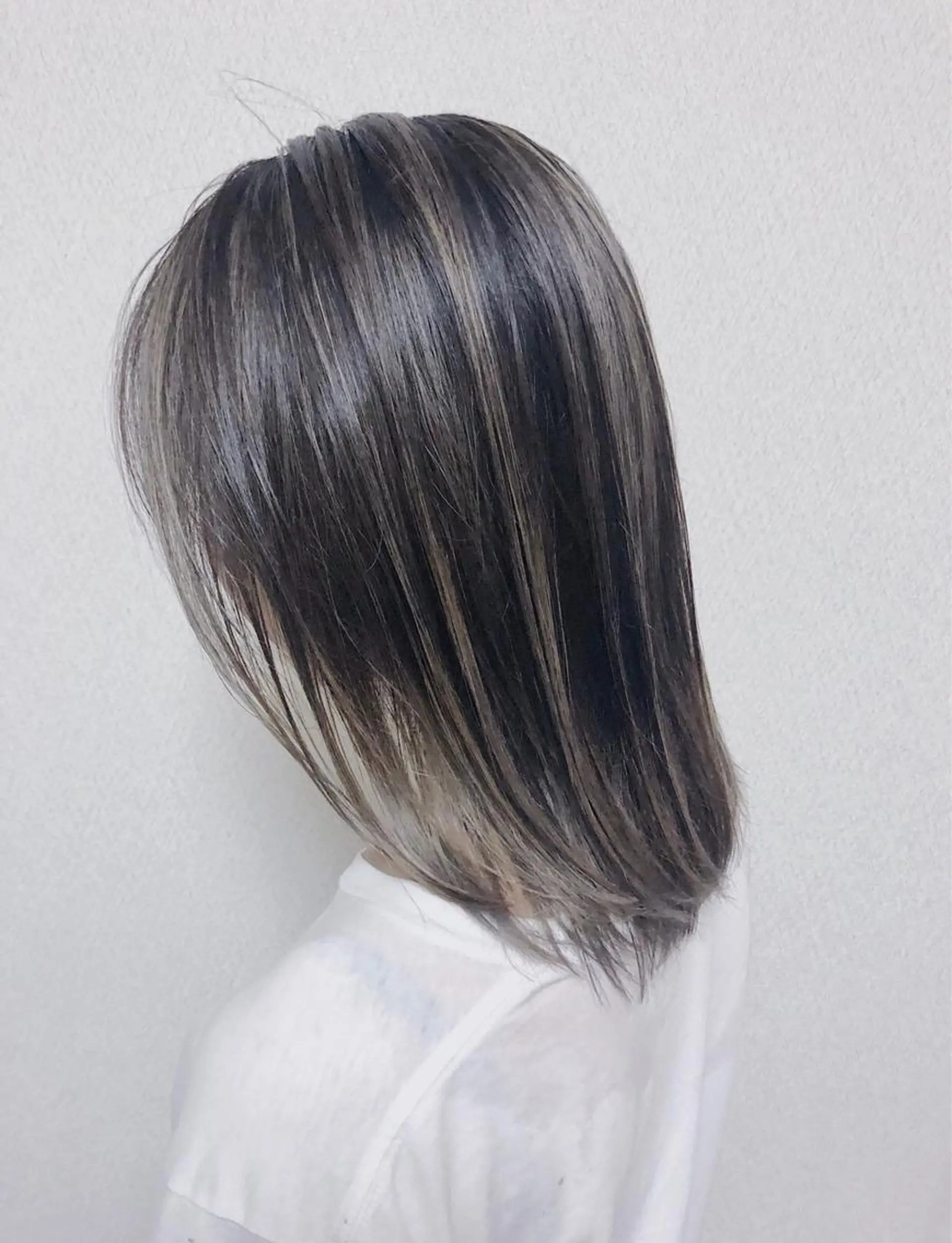 ミディアム カラー ケアブリーチ /髪質 改善/古橋圭史郎のヘアスタイル