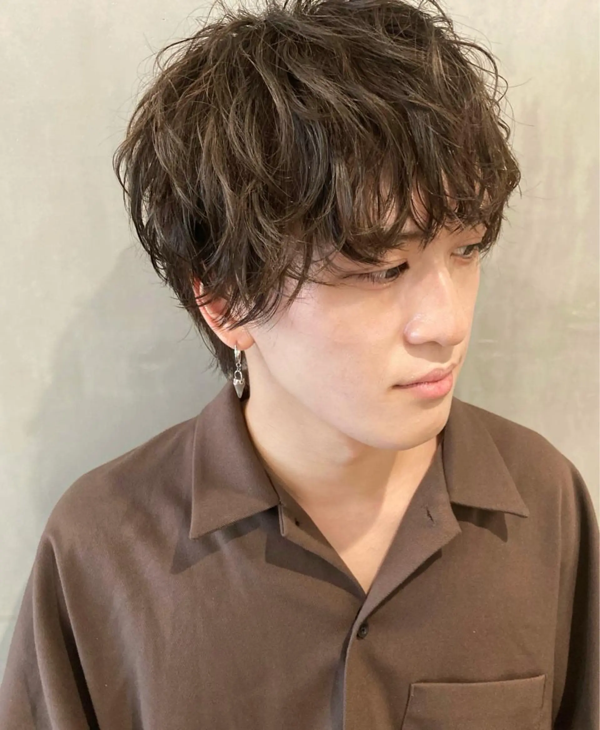 パーマ メンズ 🛑柔らか透明感 カラー🛑大谷のヘアスタイル