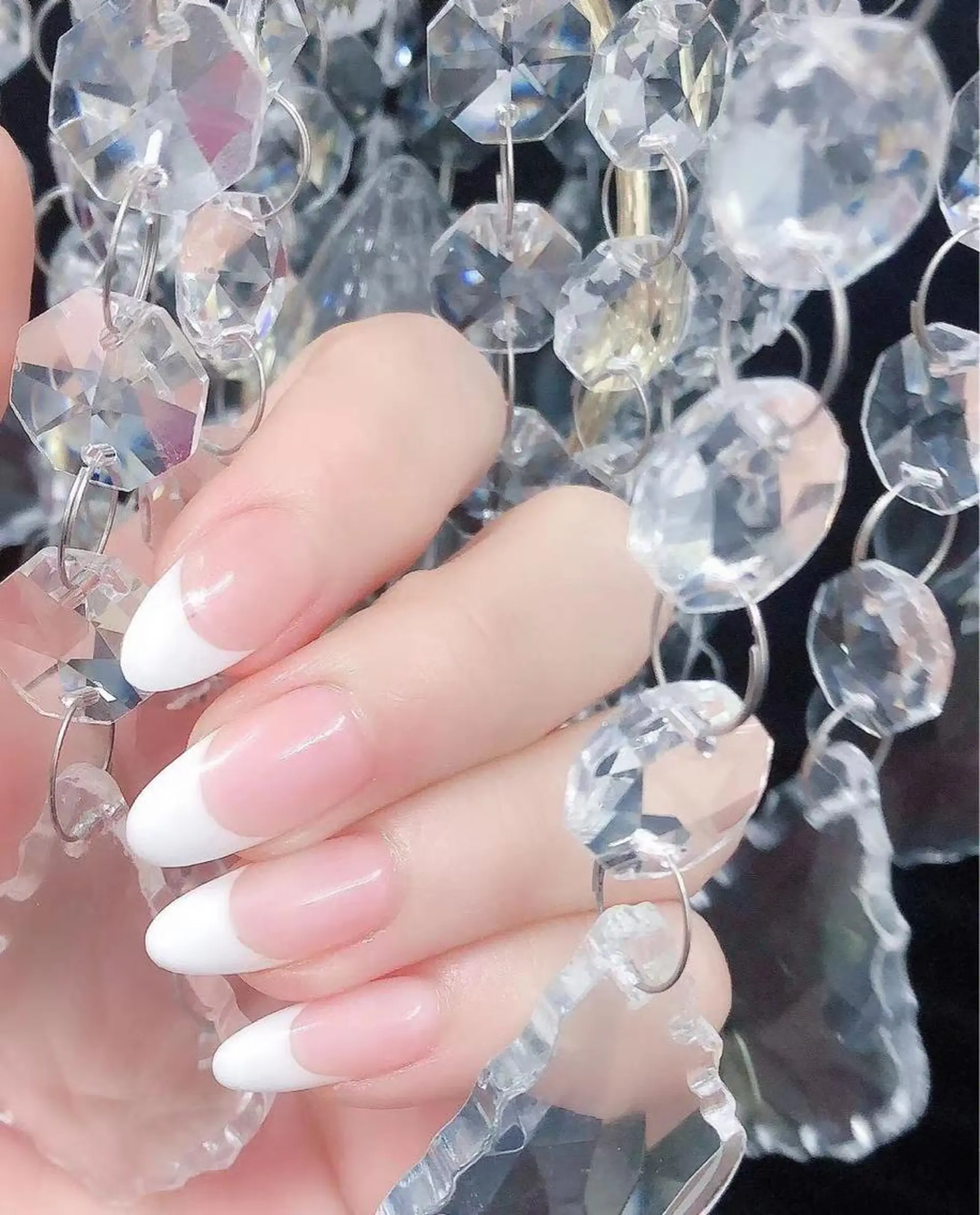 ネイル I-nailロング /ワンホン/キラキラのネイルデザイン