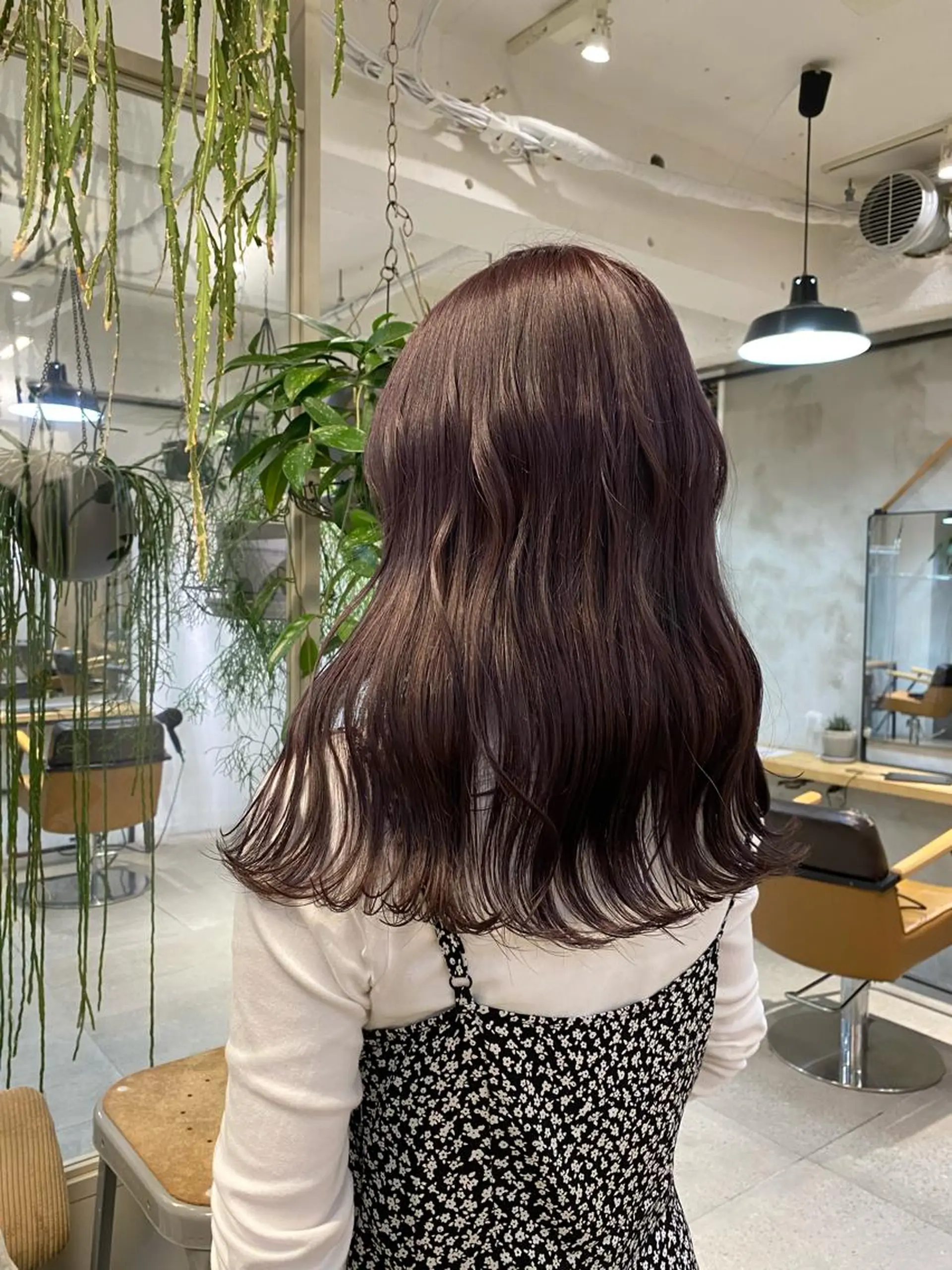 ロング カラー グレージュ ラベンダーカラー ラベンダーグレージュ ラベンダーグレー 艶カラー 🤍🫧/makoのヘアスタイル