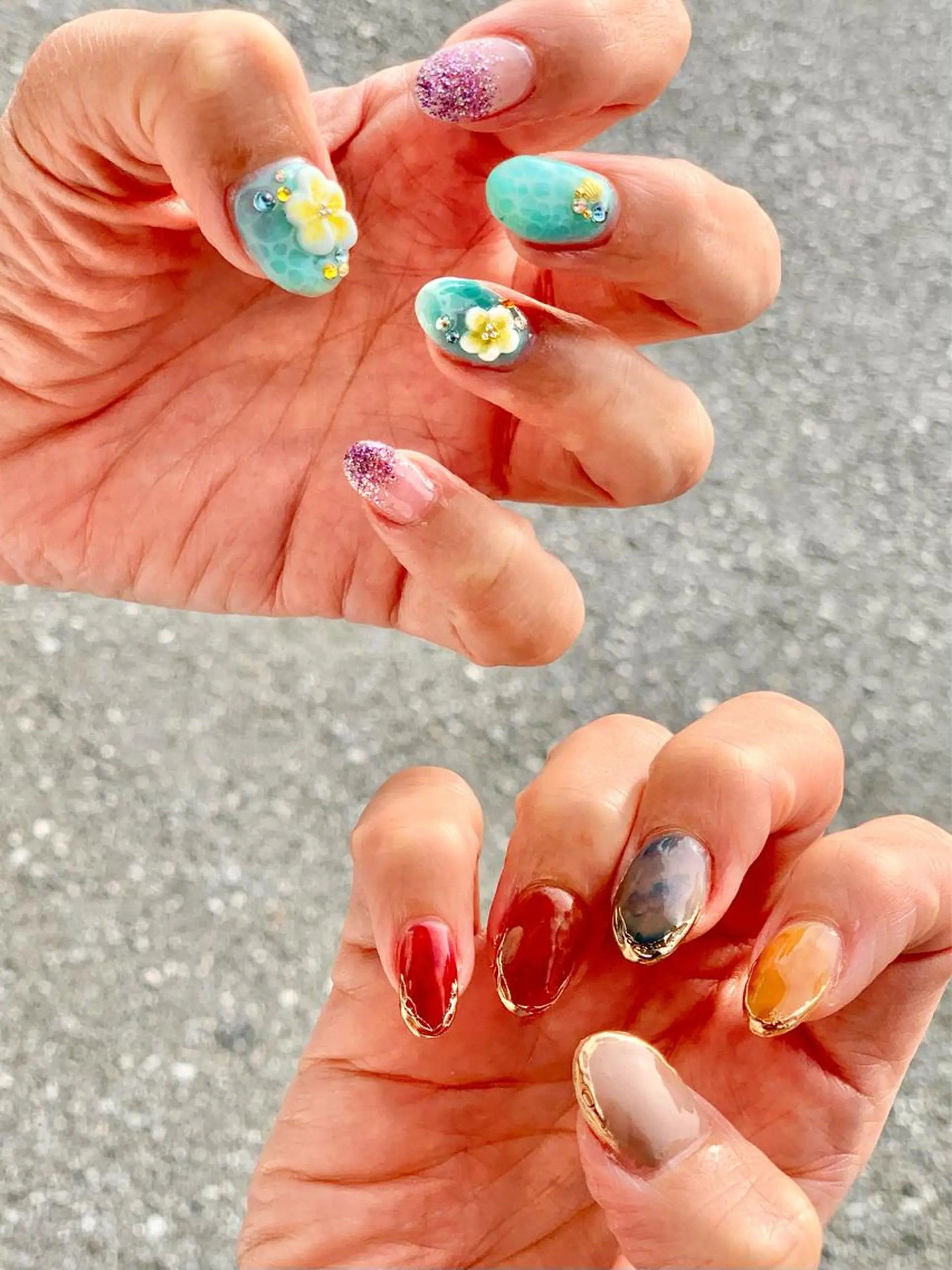 ネイル うるま市サロン Yuko Izawaのネイルデザイン