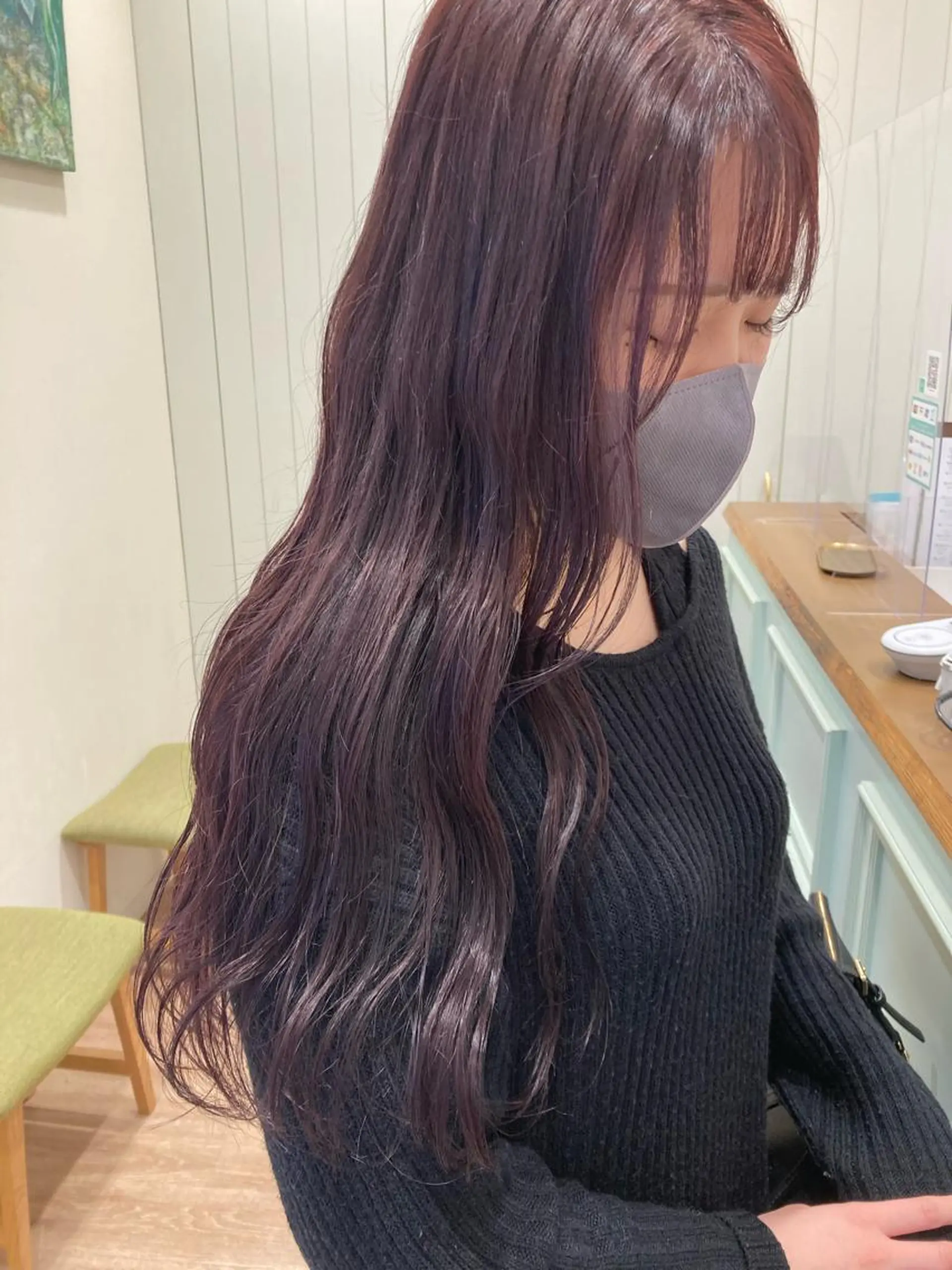 ロング カラー ブラウンカラー ピンクカラー ピンクブラウン ヘアカラー むらたみずき /大宮ブリーチカラーのヘアスタイル