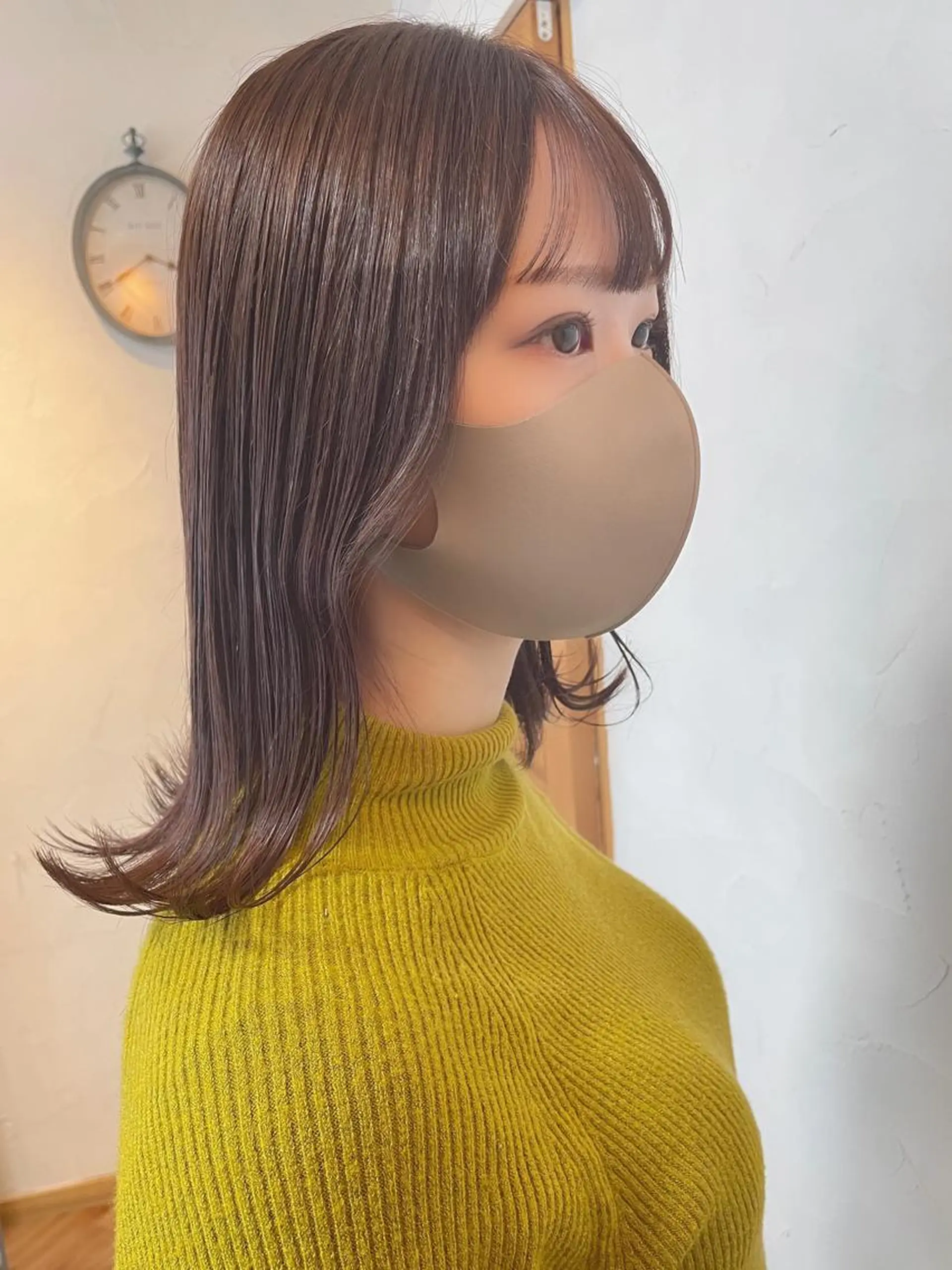 ミディアム カラー hair salon Ranun髪質改善のヘアスタイル