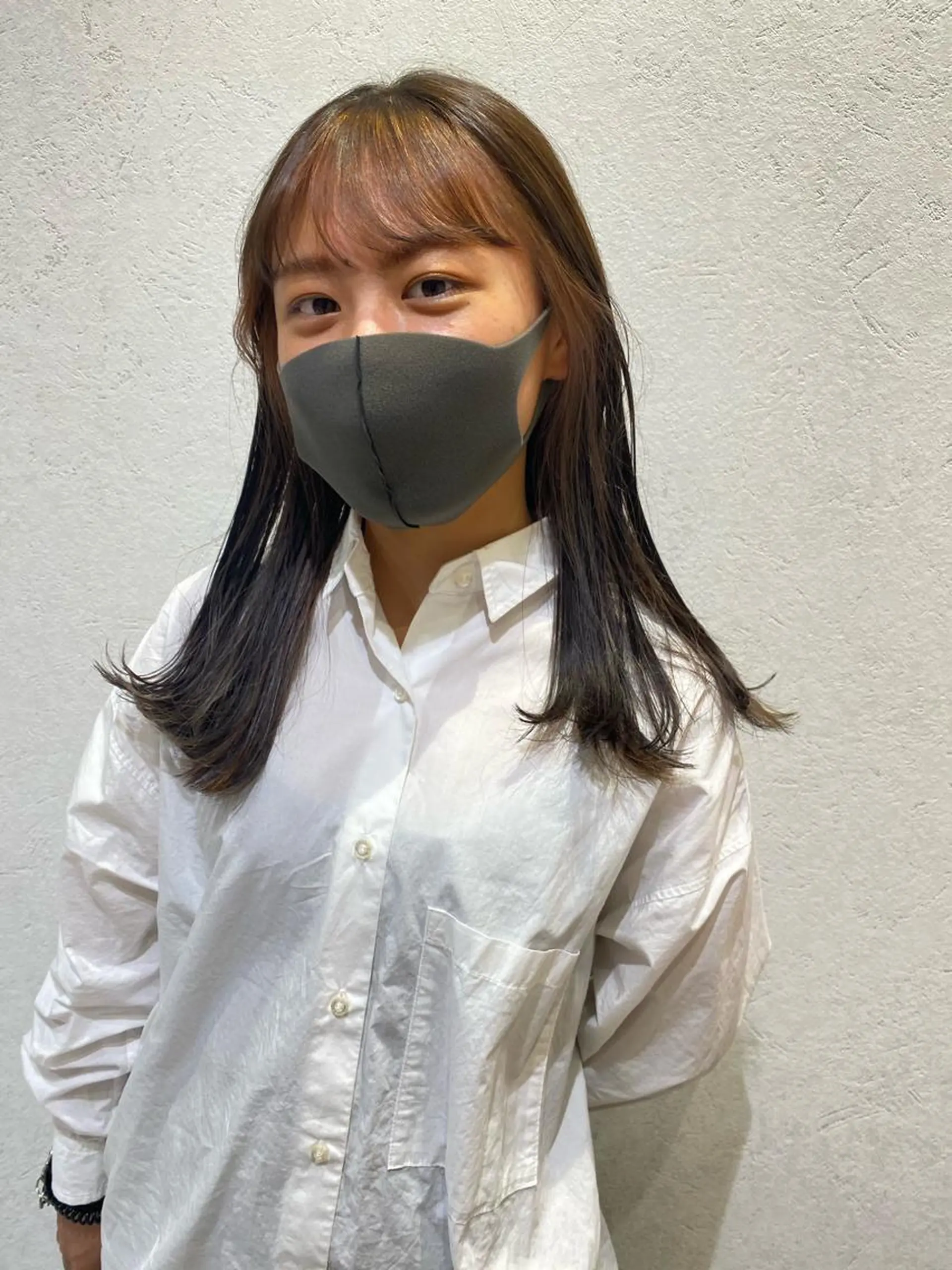 セミロング カラー ヘアアレンジ ヘアカラー トリートメント ヘッドスパ パーマ指名No1 /namiのヘアスタイル