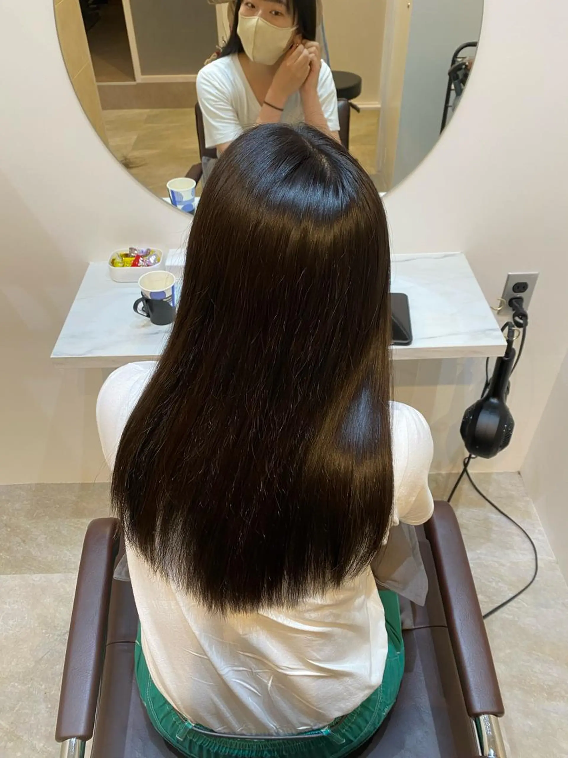 ロング カラー カット ヘアカラー トリートメント 【髪質改善　艶髪】 布川　莉穂のヘアスタイル