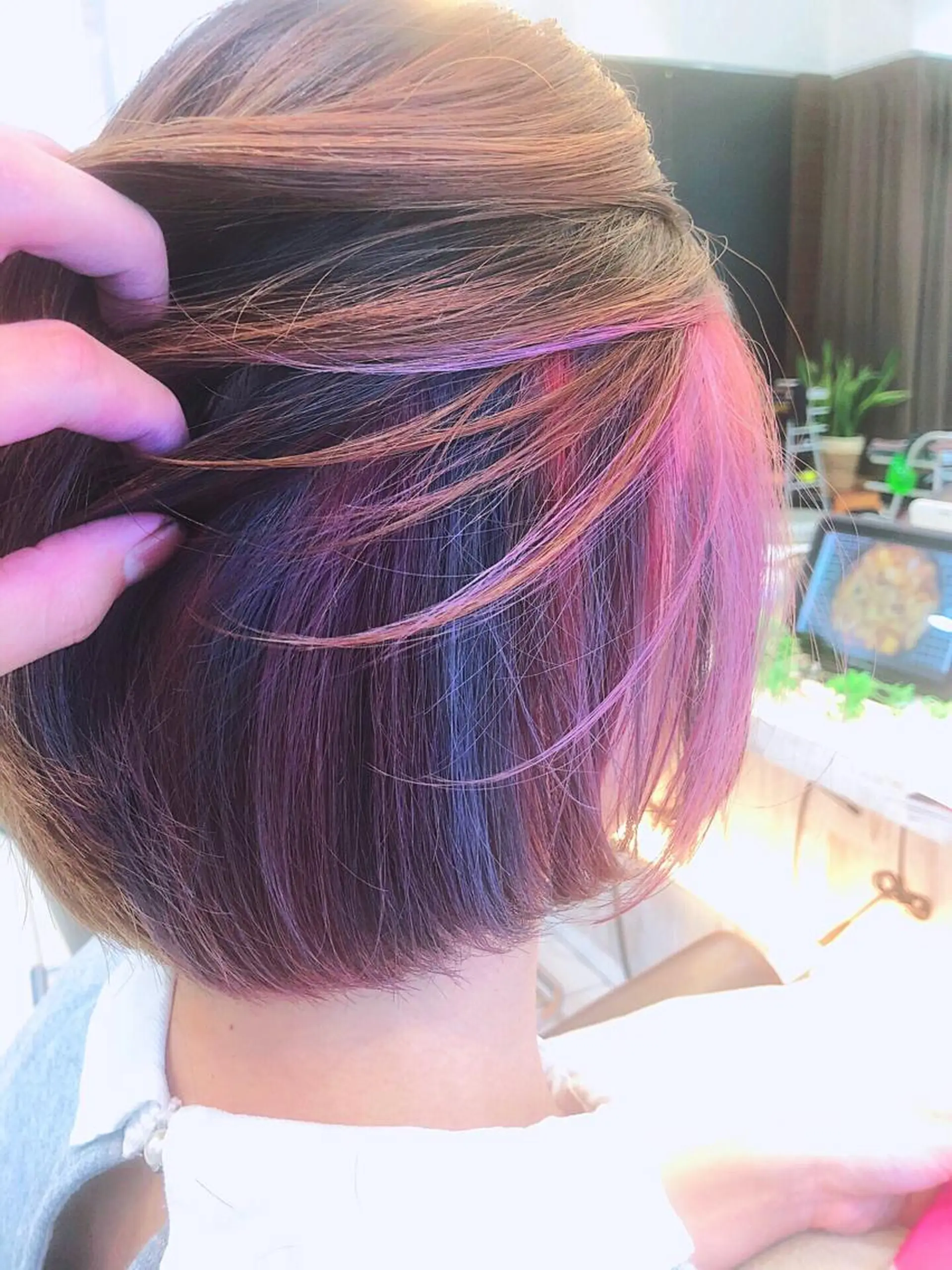 カラー SAKURA 原宿所属・なかの たくみのヘアスタイル