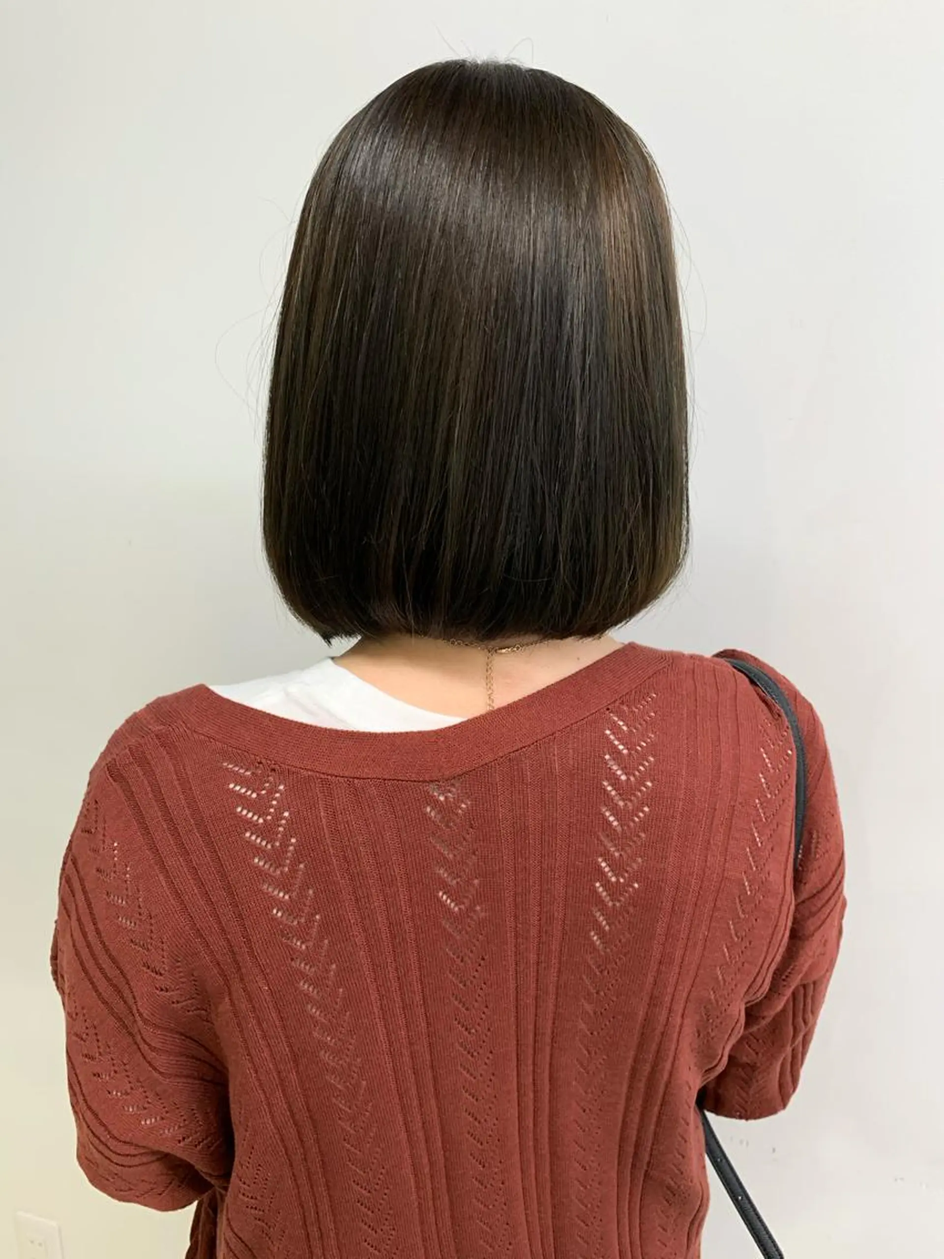 セミロング くすみミルクティー/ ブラウン🪡TOWAのヘアスタイル