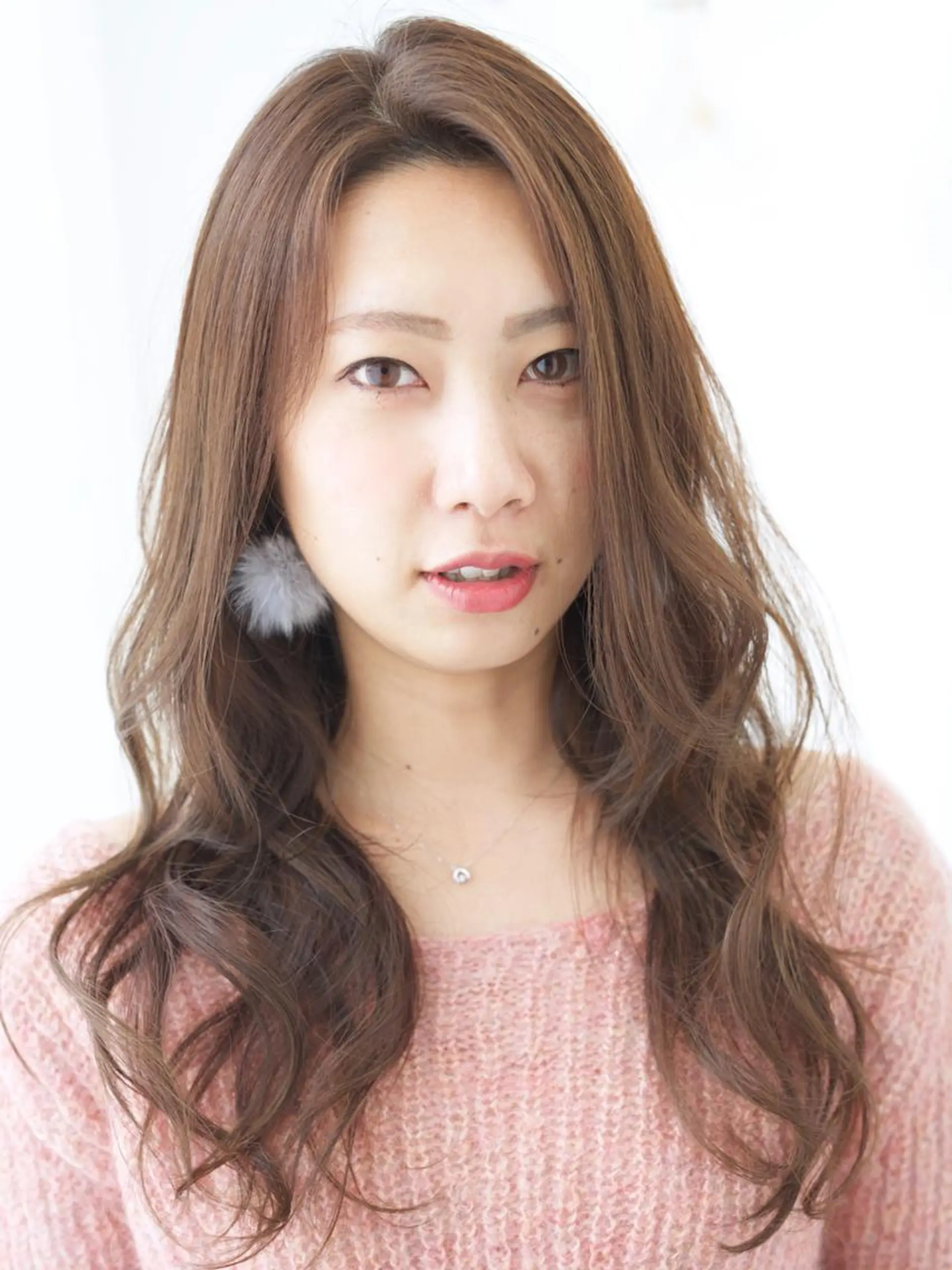 ロング カラー 透明感カラー イルミナカラー fio マナミのヘアスタイル