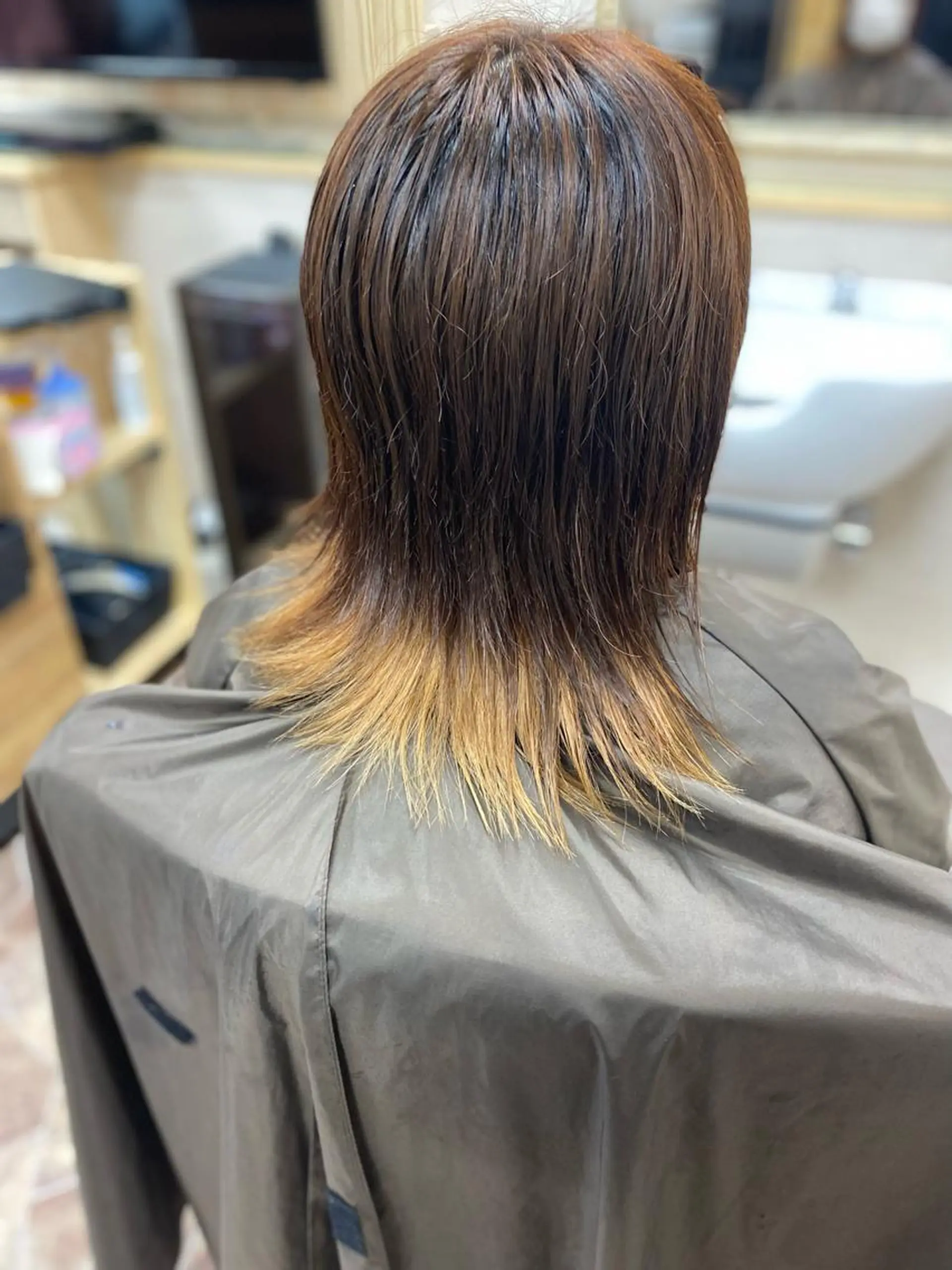 ミディアム カラー カット ヘアカラー トリートメント Hair Salon GoTo所属・後藤 征信のヘアスタイル