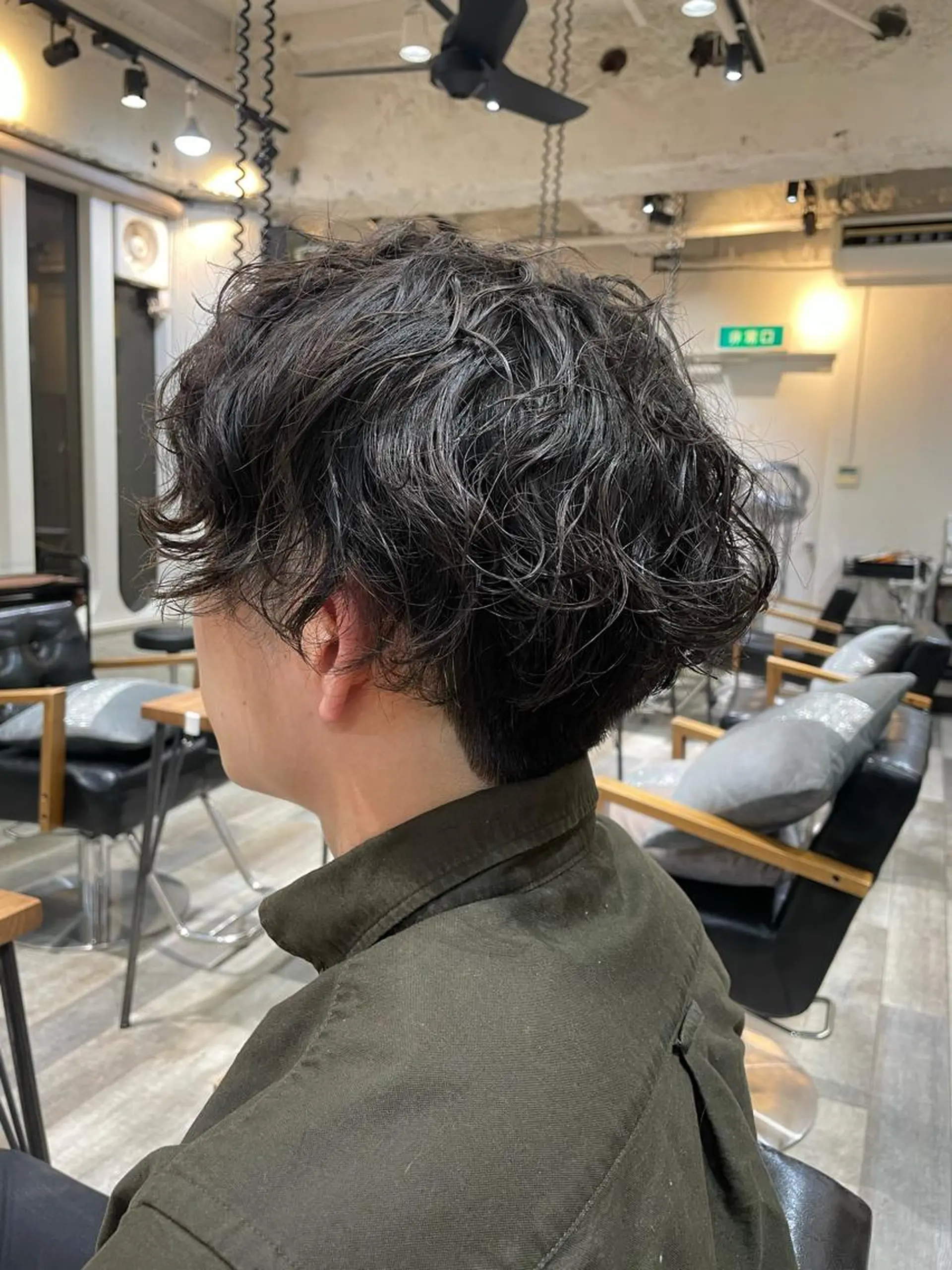 メンズ メンズパーマ ACROあべの店所属・艶カラー/インナー /グラデ/大西小百合のヘアスタイル