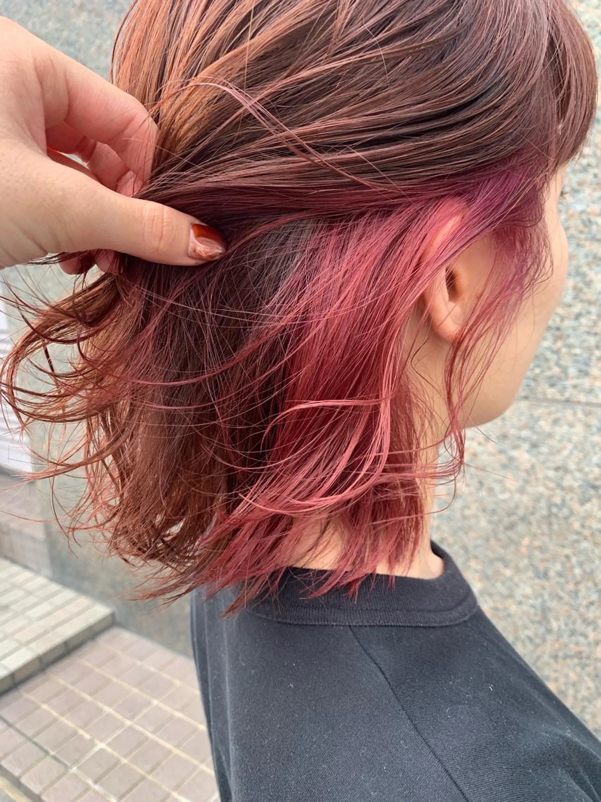 ミディアム ダブルカラー　/ インナーカラーMiiのヘアスタイル