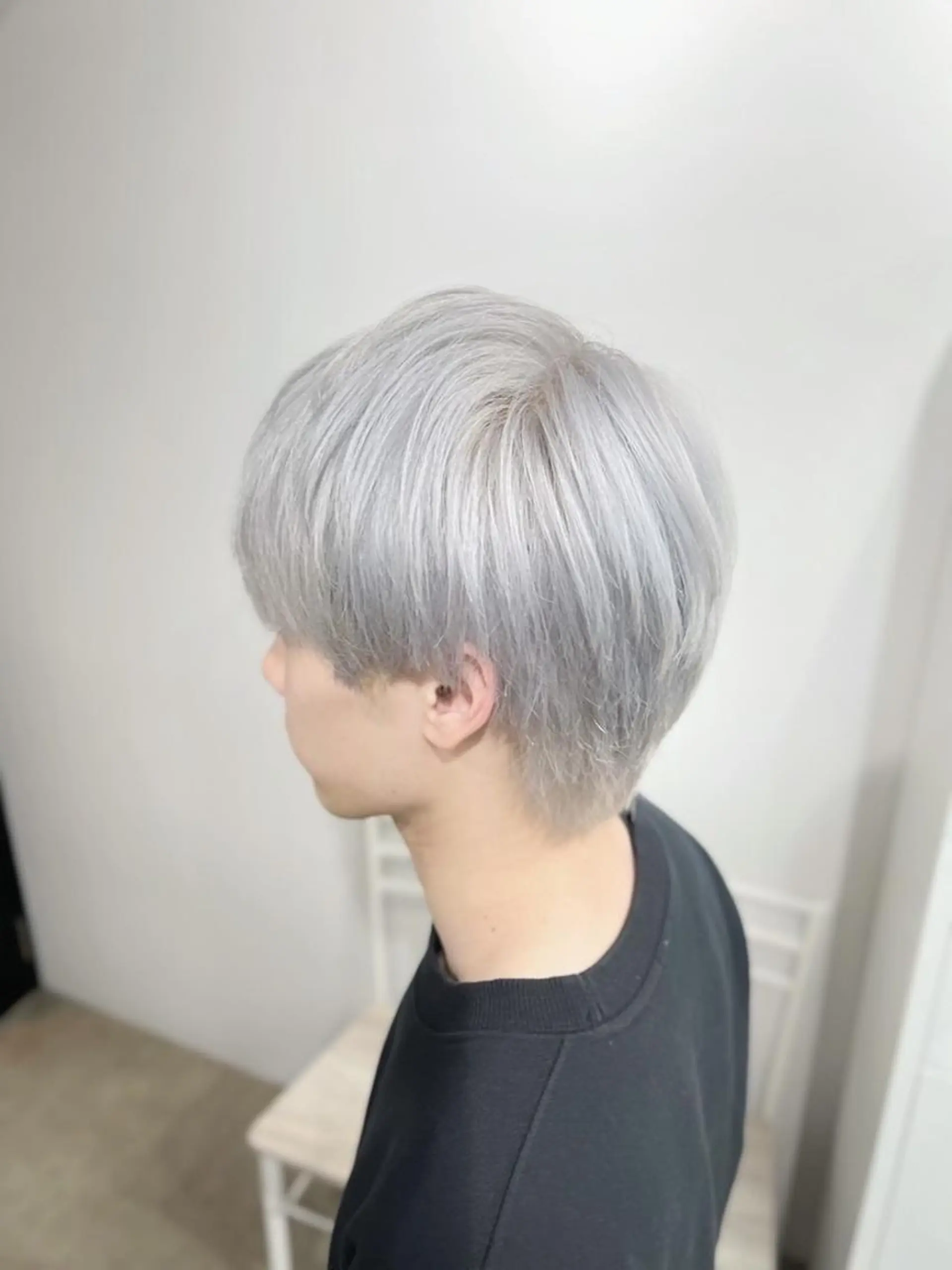 ミディアム カラー メンズ メンズブリーチ ブリーチ ダブルカラー カット ヘアカラー ✨【公式】 juhl.横浜✨のヘアスタイル