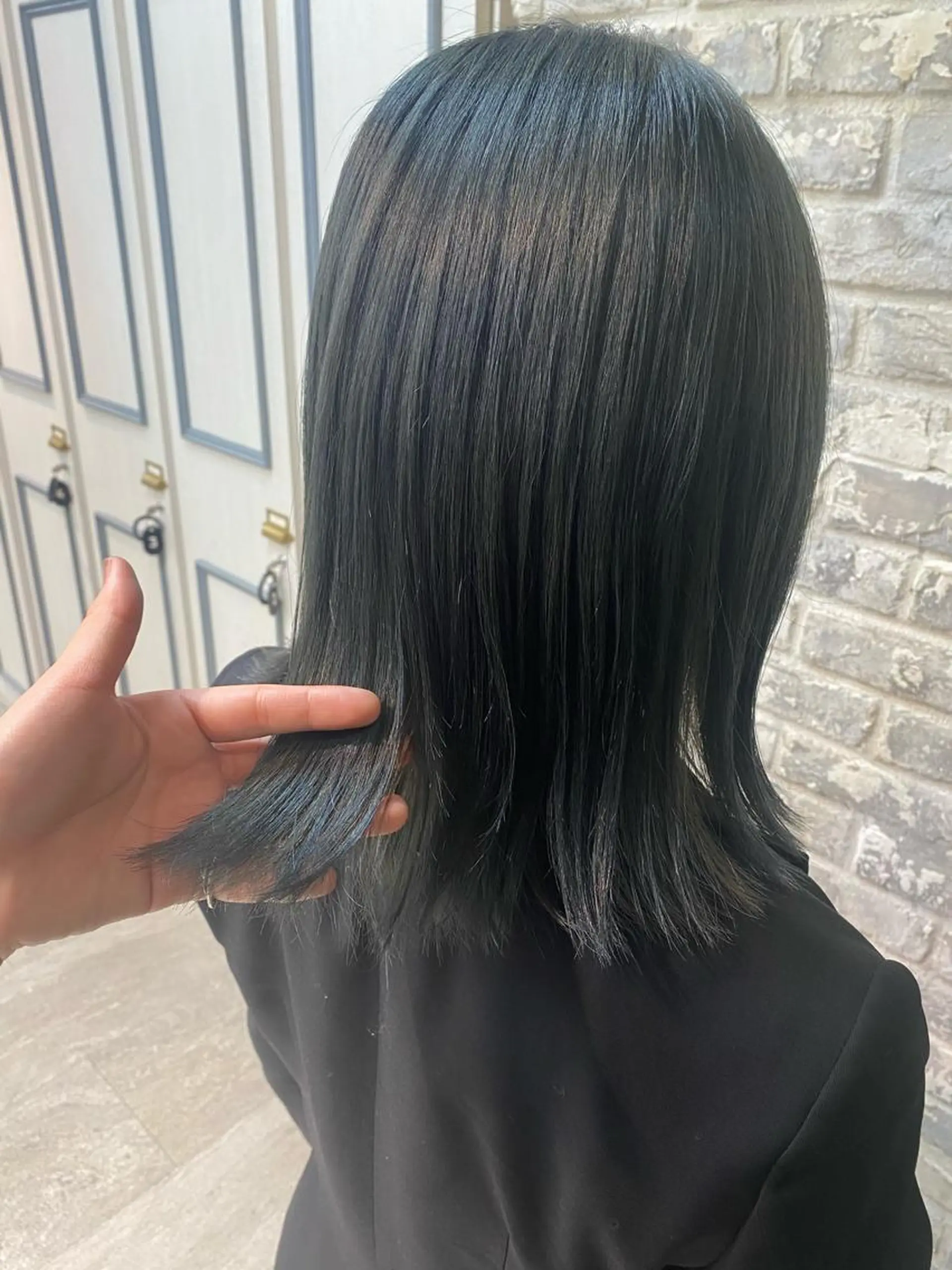 セミロング 🤍韓国風ヘア 柴田真帆🤍のヘアスタイル