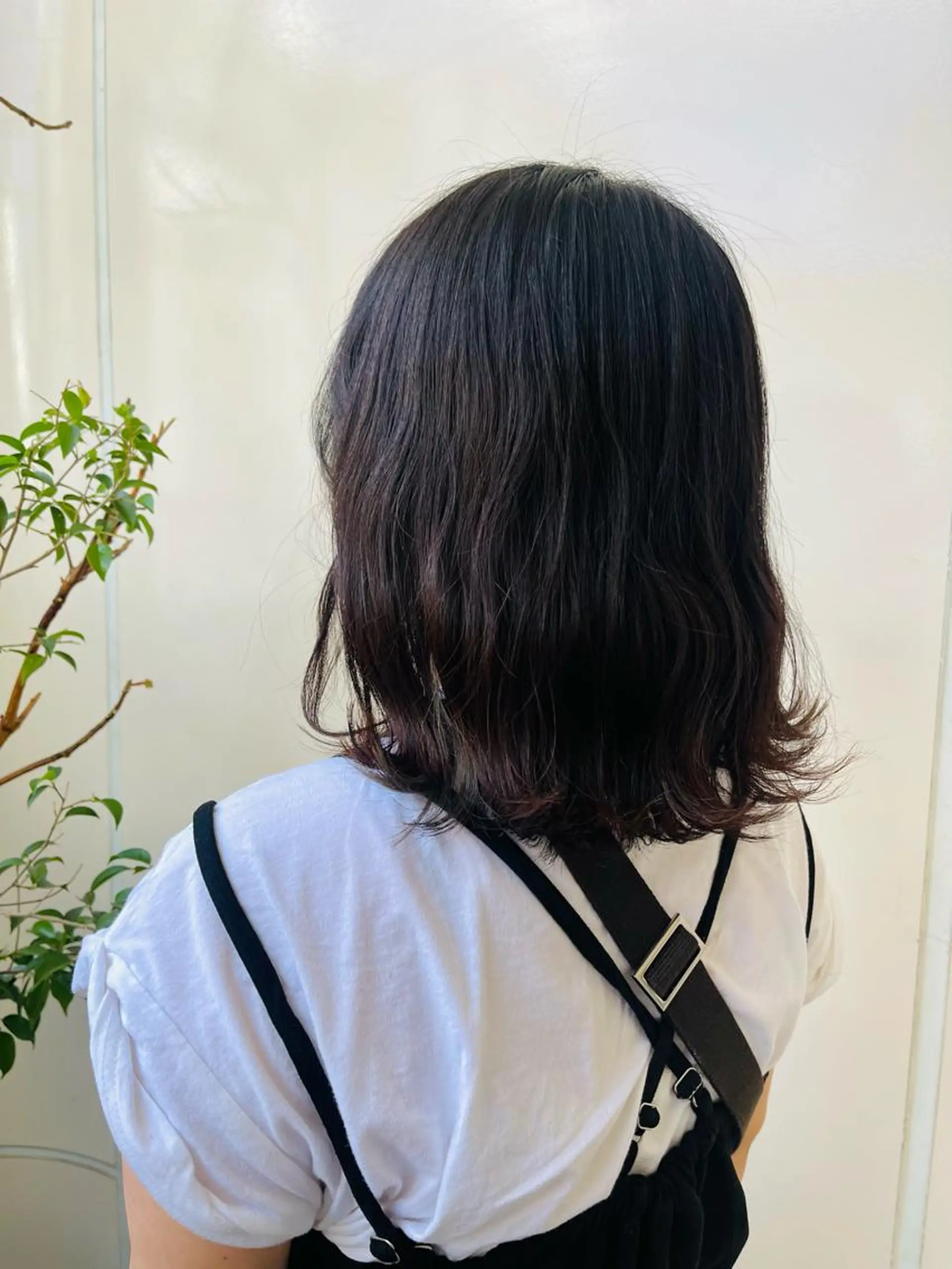 セミロング カラー 羽エクステ/シール エクステ/横浜駅5分のヘアスタイル