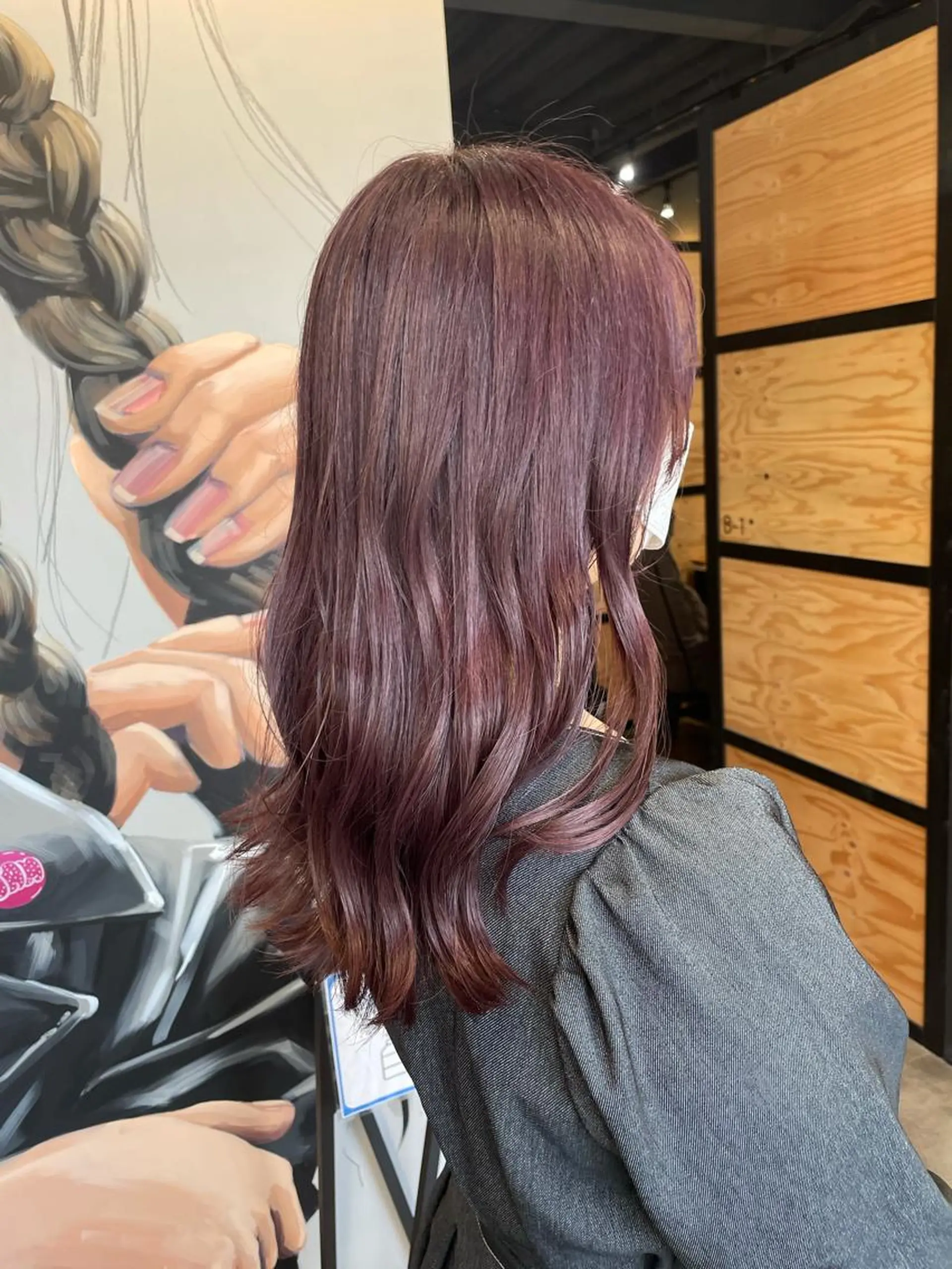 セミロング カラー ヘアアレンジ 韓国レイヤー/髪質 改善/縮毛🤍吉田のヘアスタイル