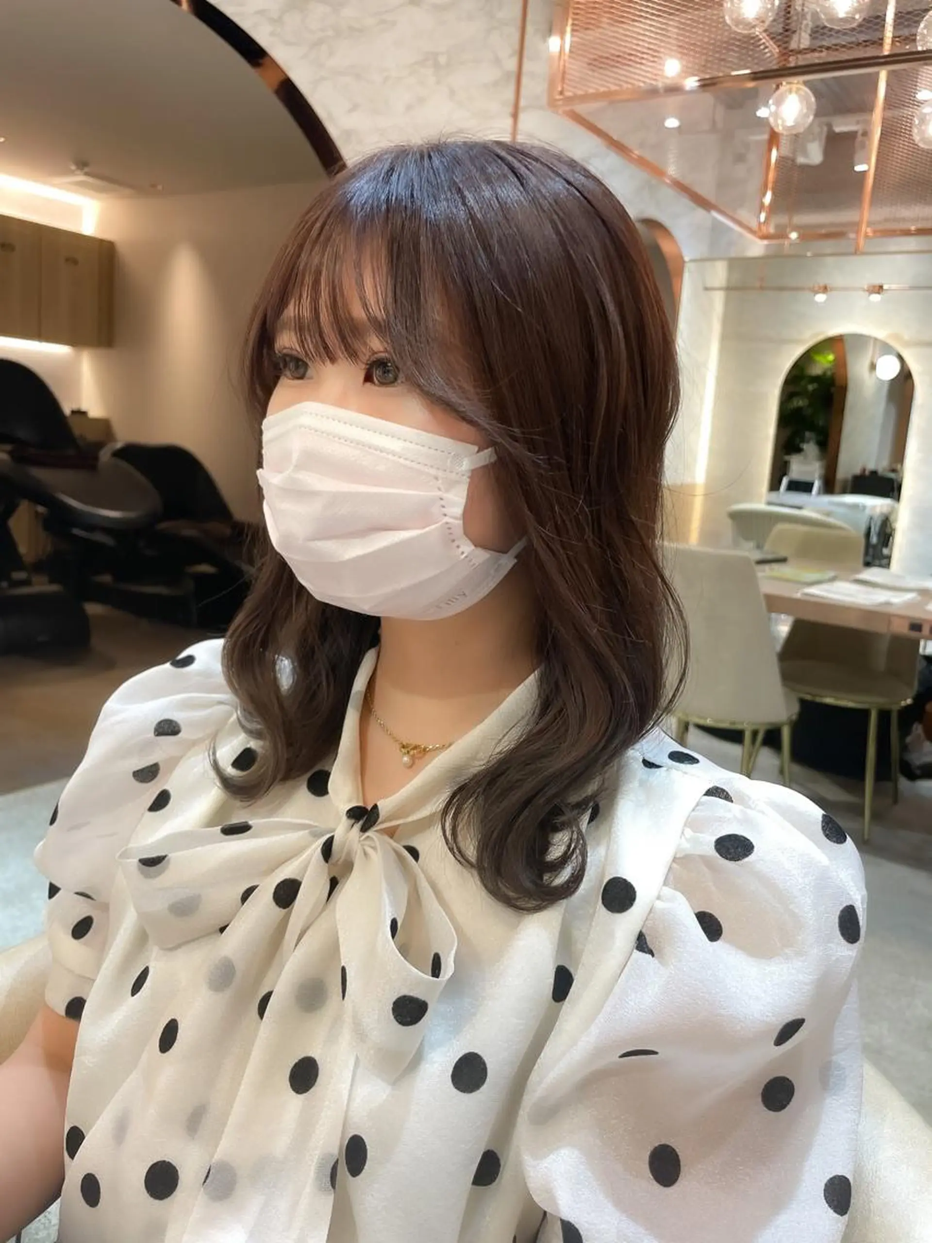 ミディアム カラー レイヤー/韓国ヘア 縮毛矯正🫧鈴木颯のヘアスタイル