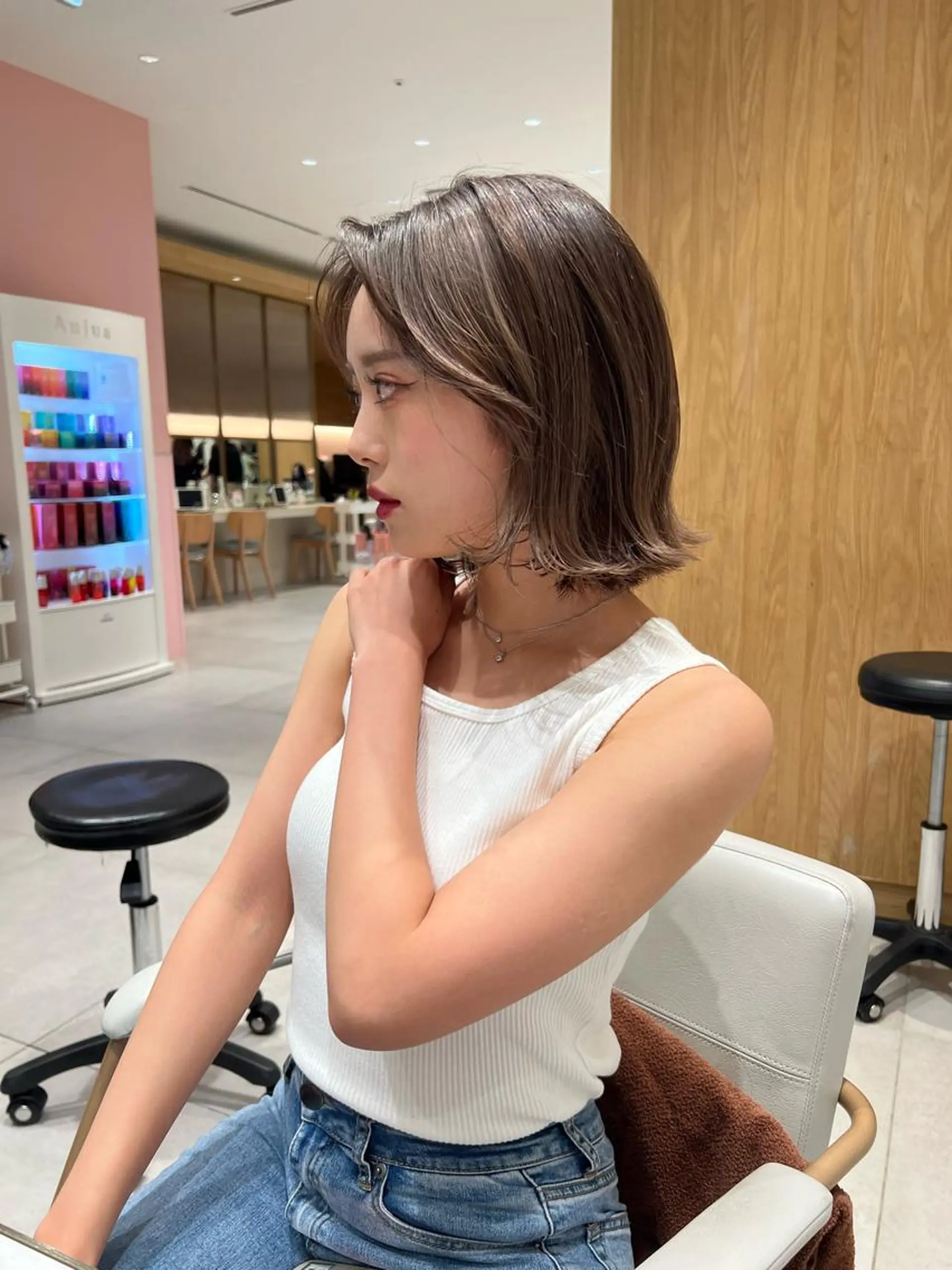 ショート カラー カット ヘアカラー トリートメント レイヤー専門家 ダブルカラー修のヘアスタイル