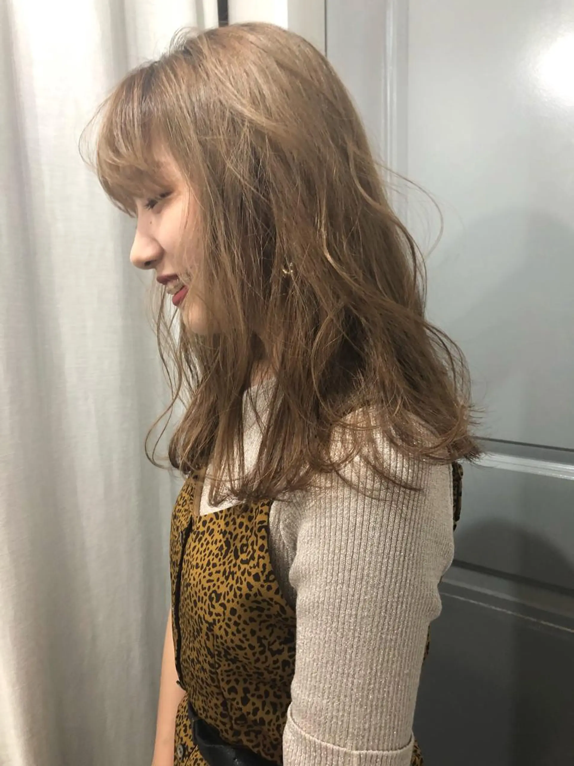 ロング カラー ベージュカラー ブリーチ ケアブリーチ Pia hair Design Yakuin所属・Pia ツボイ ケイタのヘアスタイル