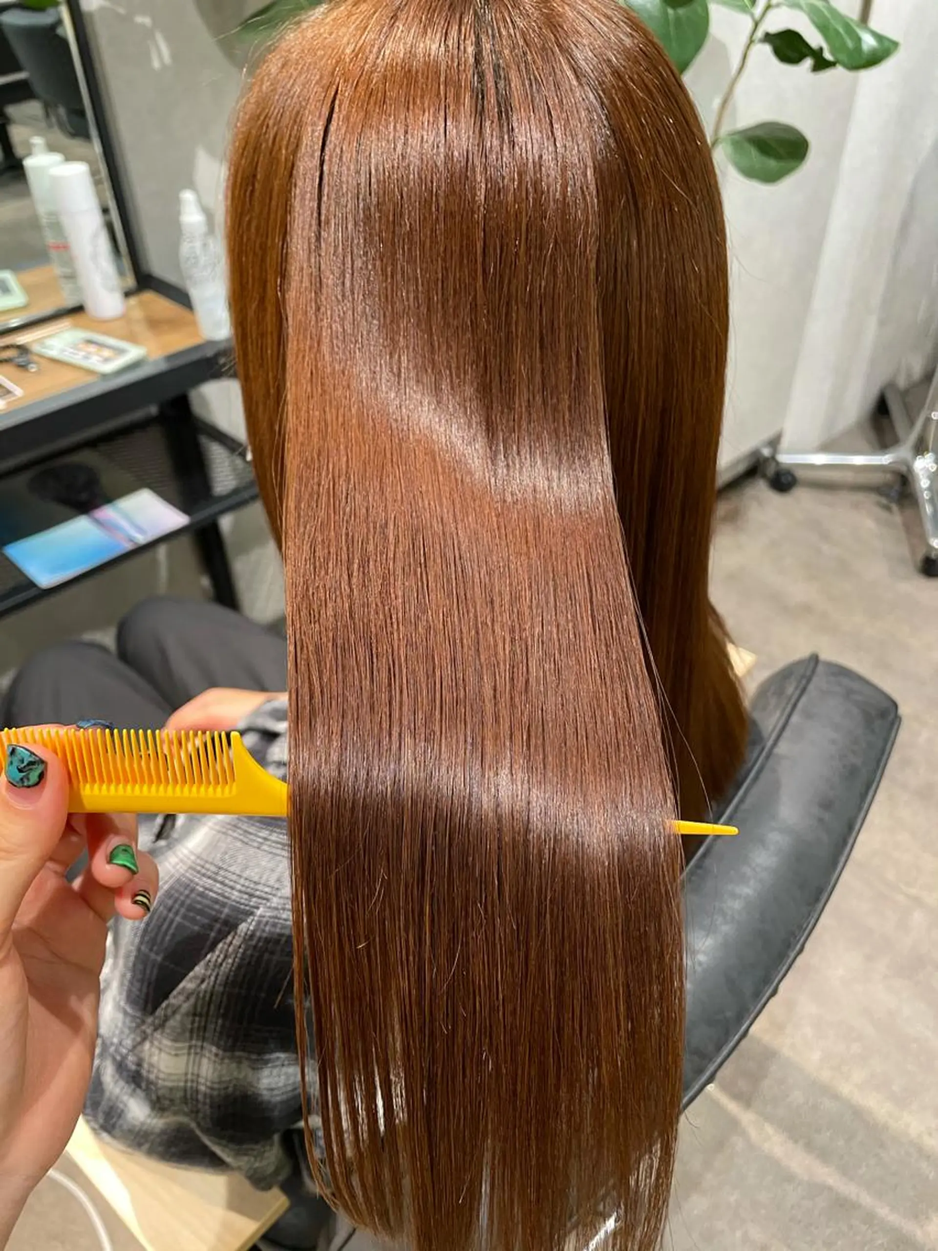 ロング カラー くせ毛 トリートメント ナチュラル透明感🌱 小山美樹子のヘアスタイル