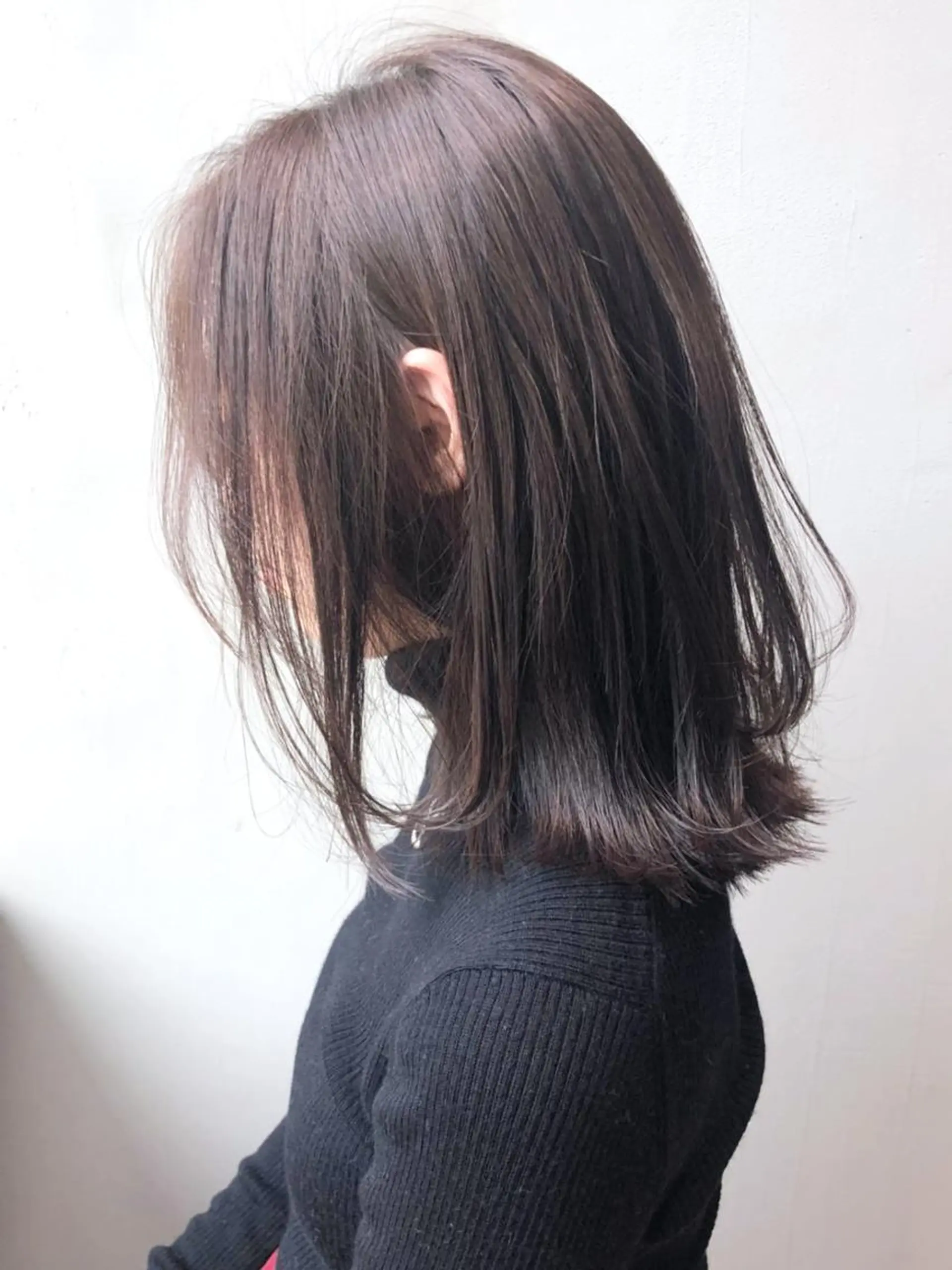 ミディアム カラー パーマ ヘアアレンジ アッシュ ピンクカラー ピンクアッシュ ITbyALBUM 中野店のヘアスタイル