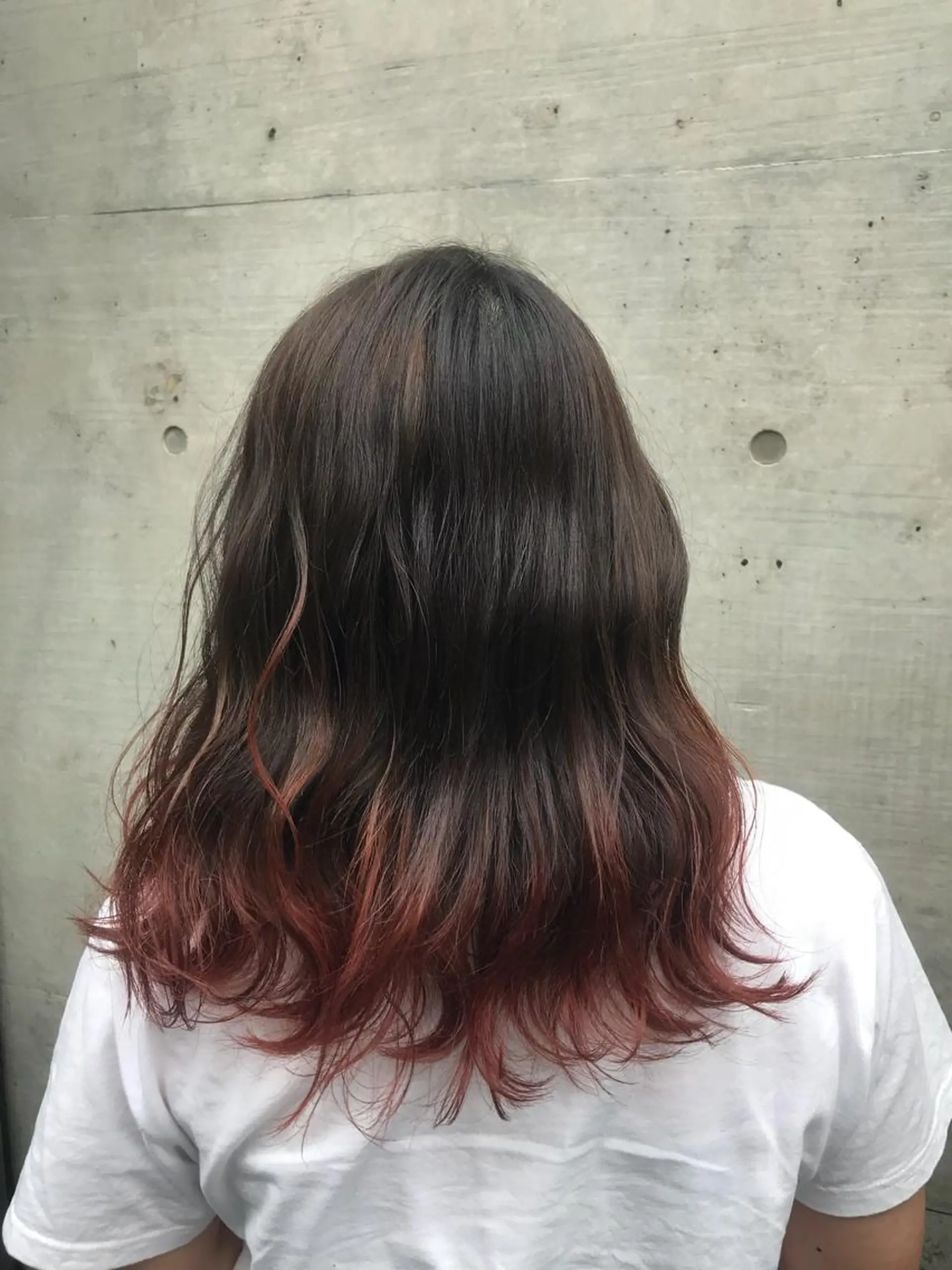 ミディアム カラー ブリーチ ピンクカラー バイオレットカラー ていねい技術No.1 🌈諏訪 健太のヘアスタイル