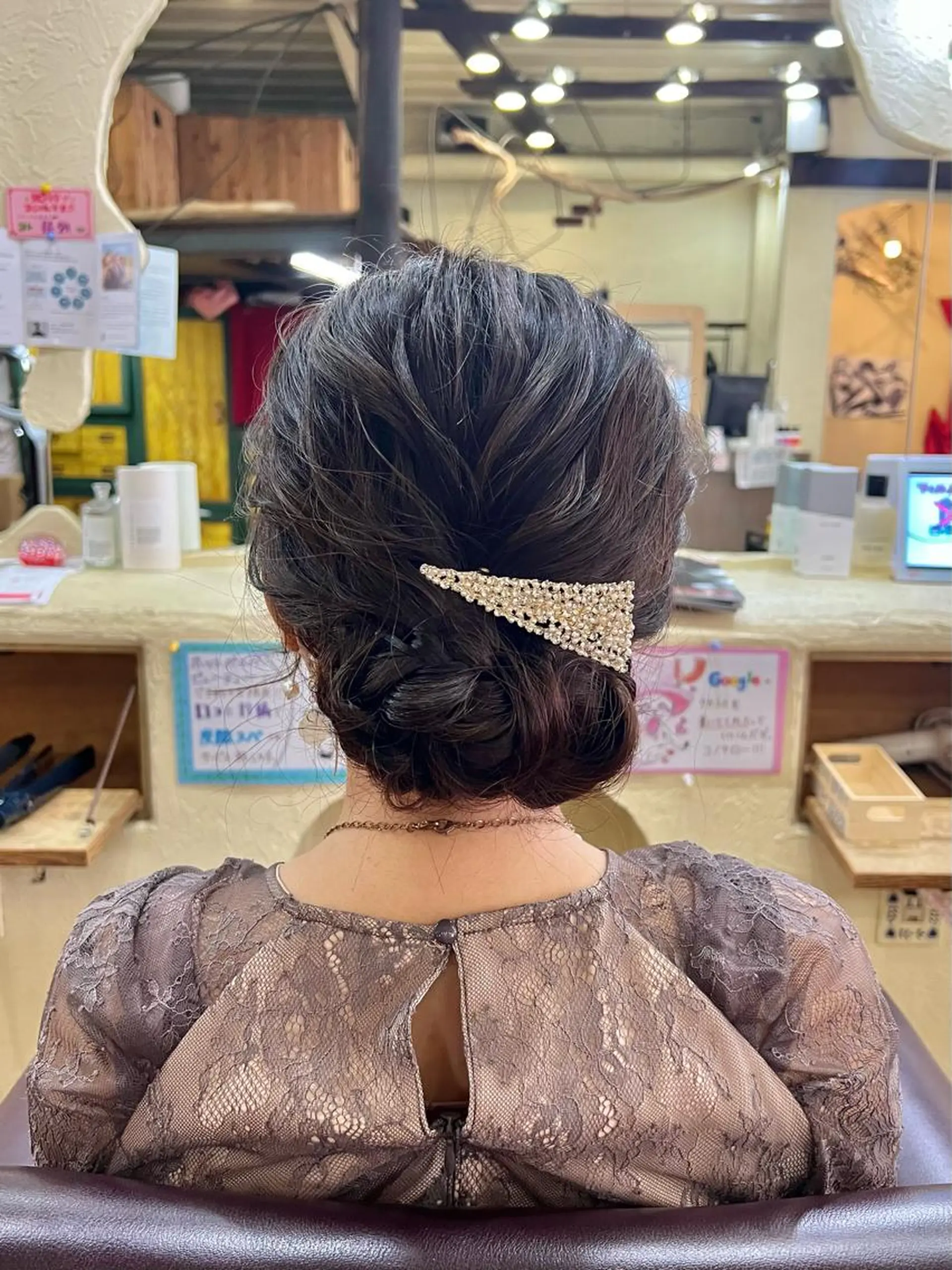 セミロング ヘアアレンジ 「sumi」Hair  Design所属・「sumi」 AMIのヘアスタイル