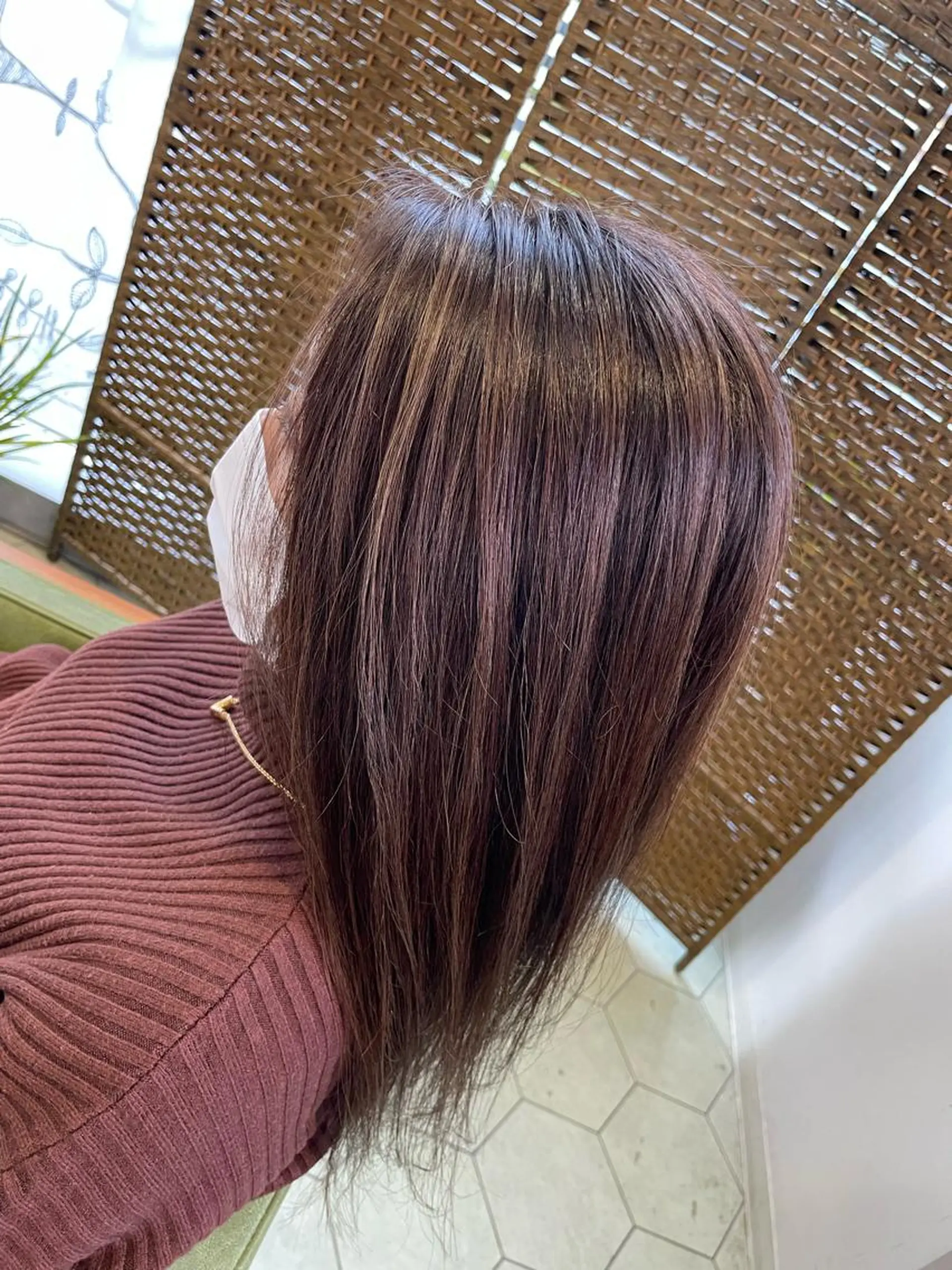 セミロング カラー ハイライトカラー ハイライト カット ヘアカラー トリートメント share salon　SCENA所属・堤太志 メンズパーマ特化のヘアスタイル