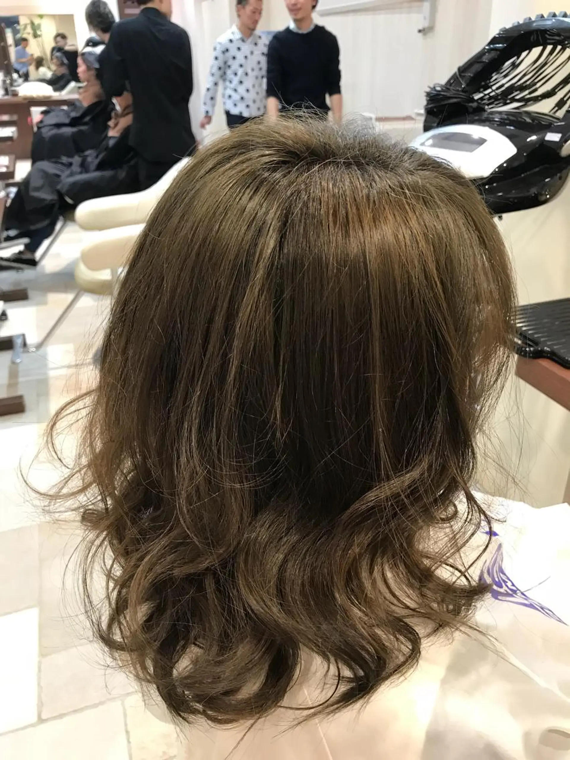 ミディアム カラー アッシュ オリーブアッシュ 美髪矯正/髪質改善 /ヨナミネのヘアスタイル