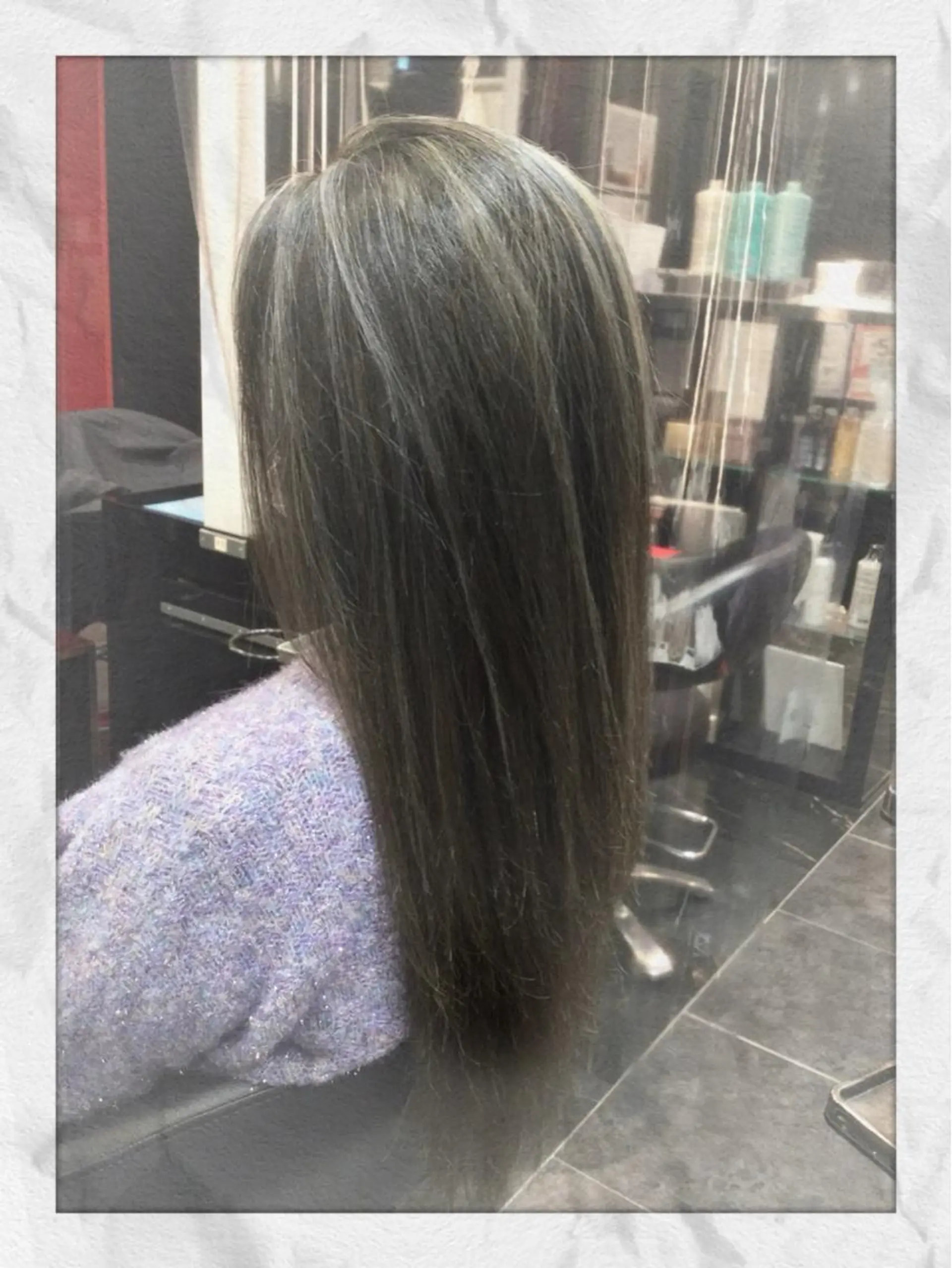 ロング カラー Annon プライベートサロンのヘアスタイル