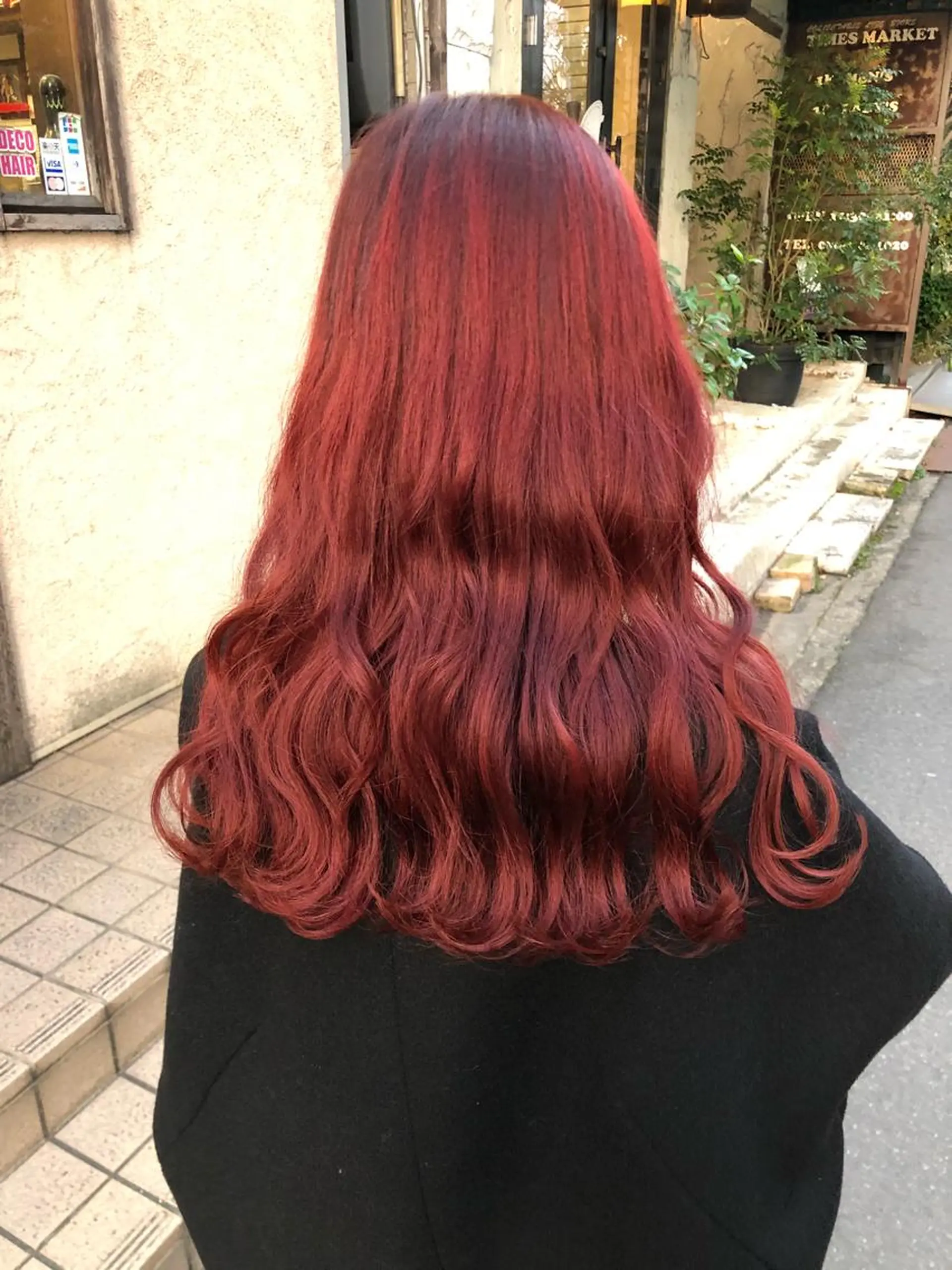 ロング ヘアカラー 國次 夕貴のヘアスタイル