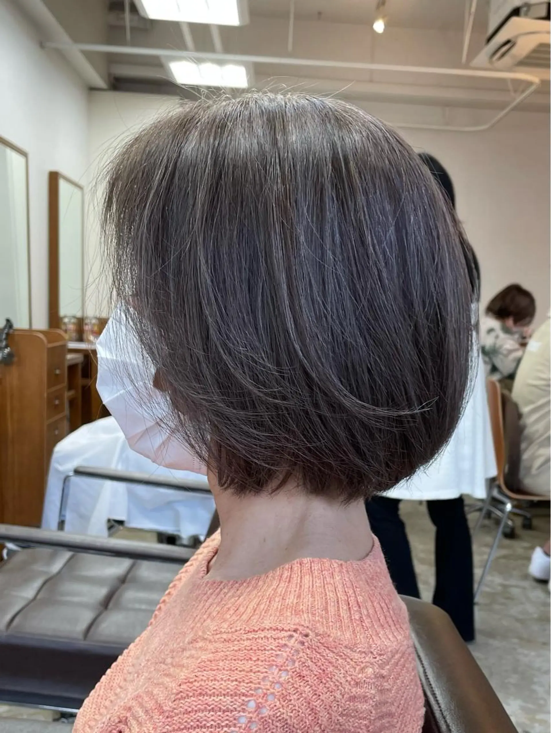 ショート 【白髪ぼかし】 愛甲竜佑のヘアスタイル