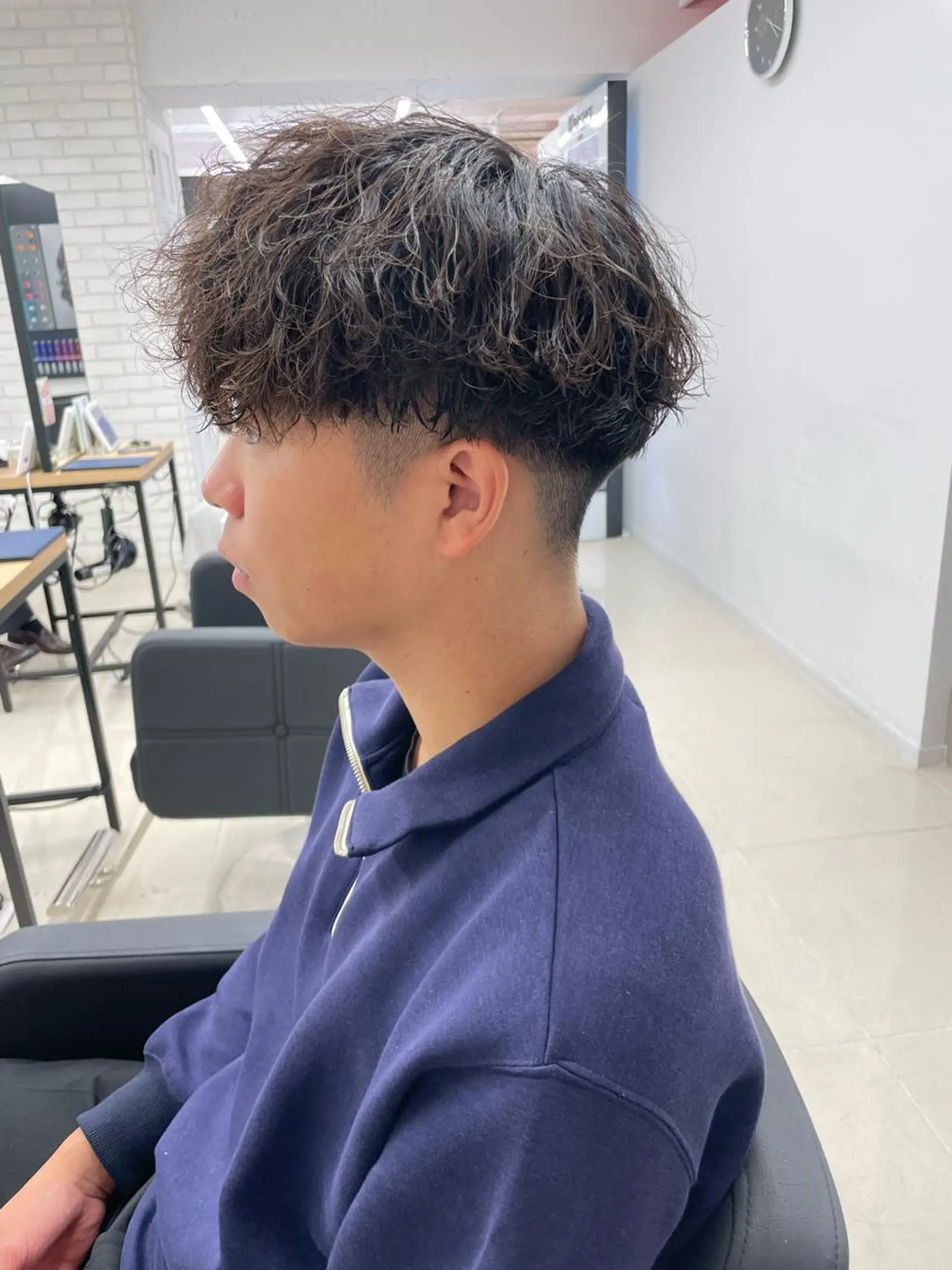 ショート パーマ ヘアアレンジ メンズ カット パーマ ヘアセット 🔥メンズ特化🔥 木村 祐太のヘアスタイル