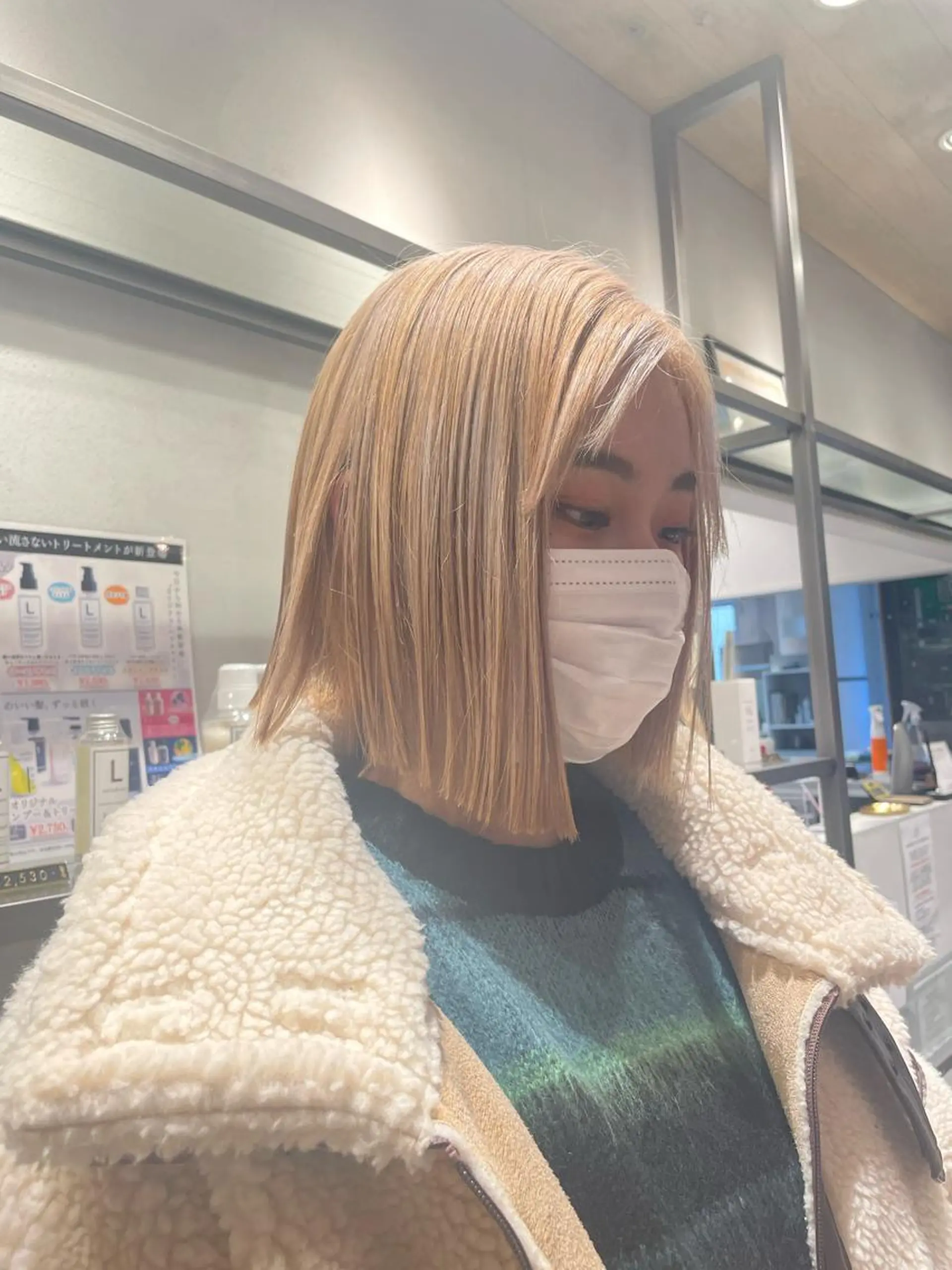 ミディアム カラー 艶ハイトーン👑♡ NATSUKIのヘアスタイル